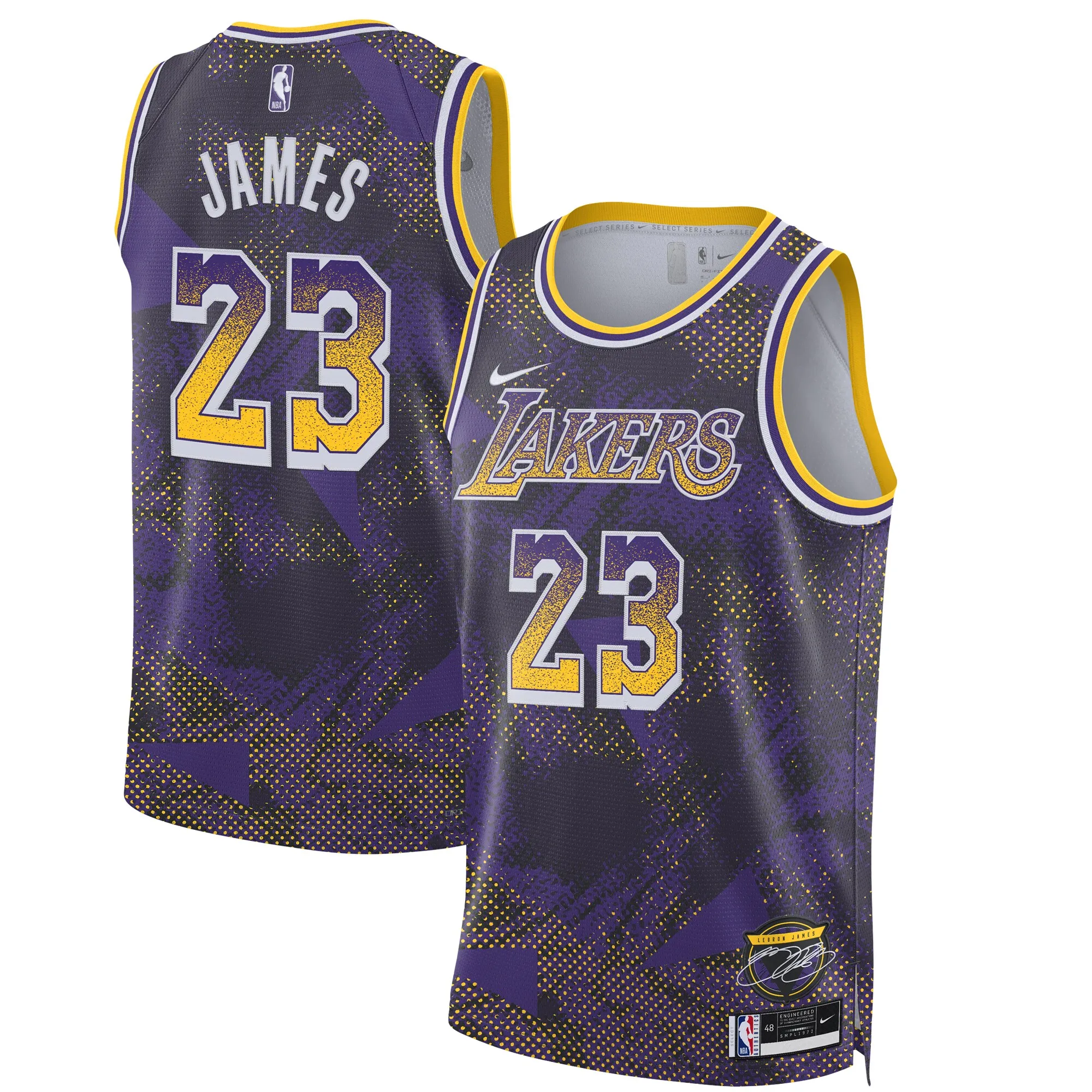 LeBron James Los Angeles Lakers Nike Unisex 2025 Select Series Swingman Player Jersey - Purple