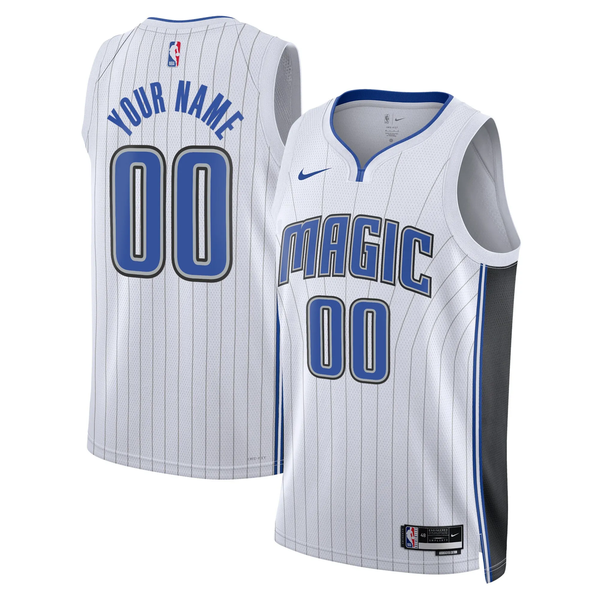 Orlando Magic Nike Unisex Swingman Custom Jersey White - Association Edition