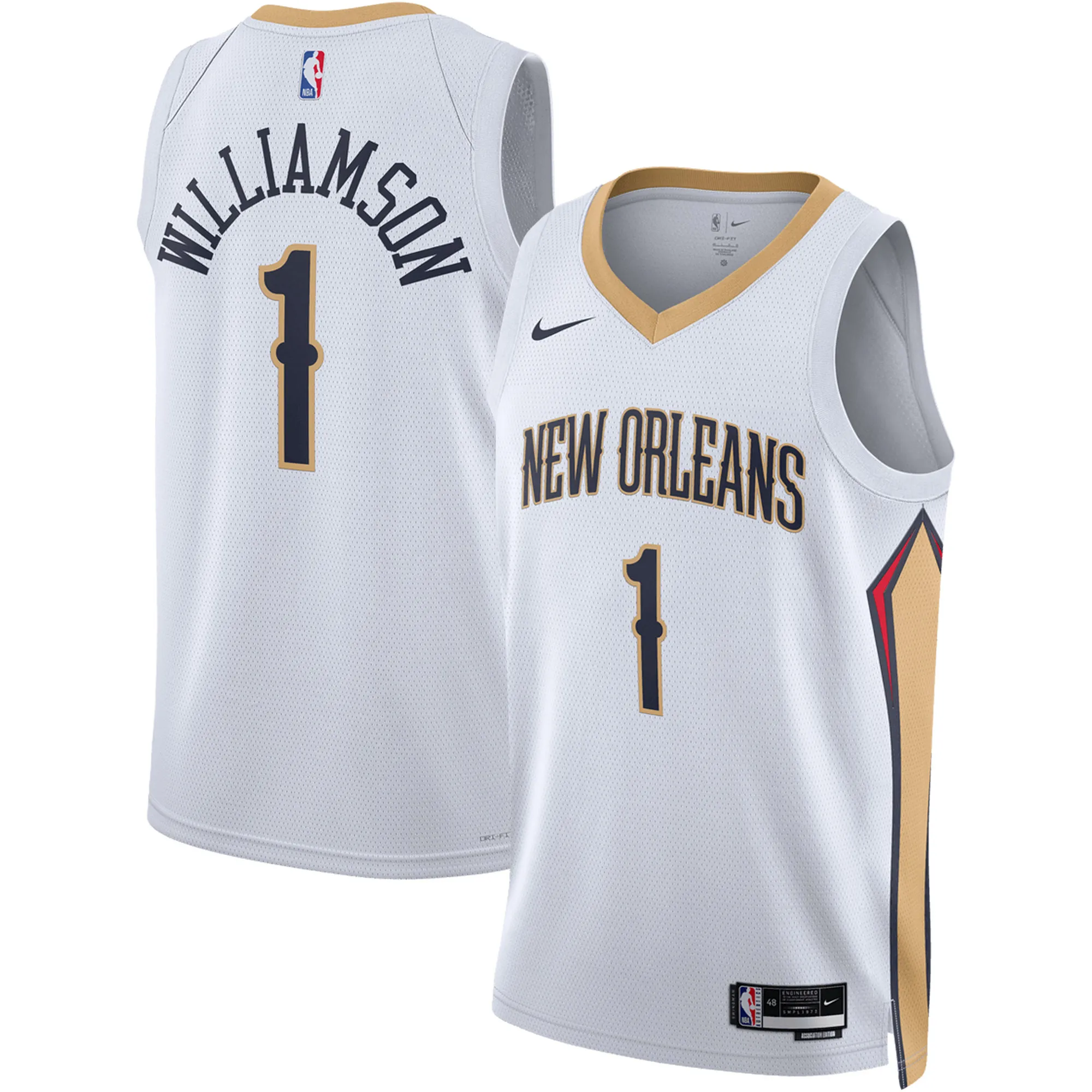 Zion Williamson New Orleans Pelicans Nike Unisex Swingman Jersey - Association Edition - White