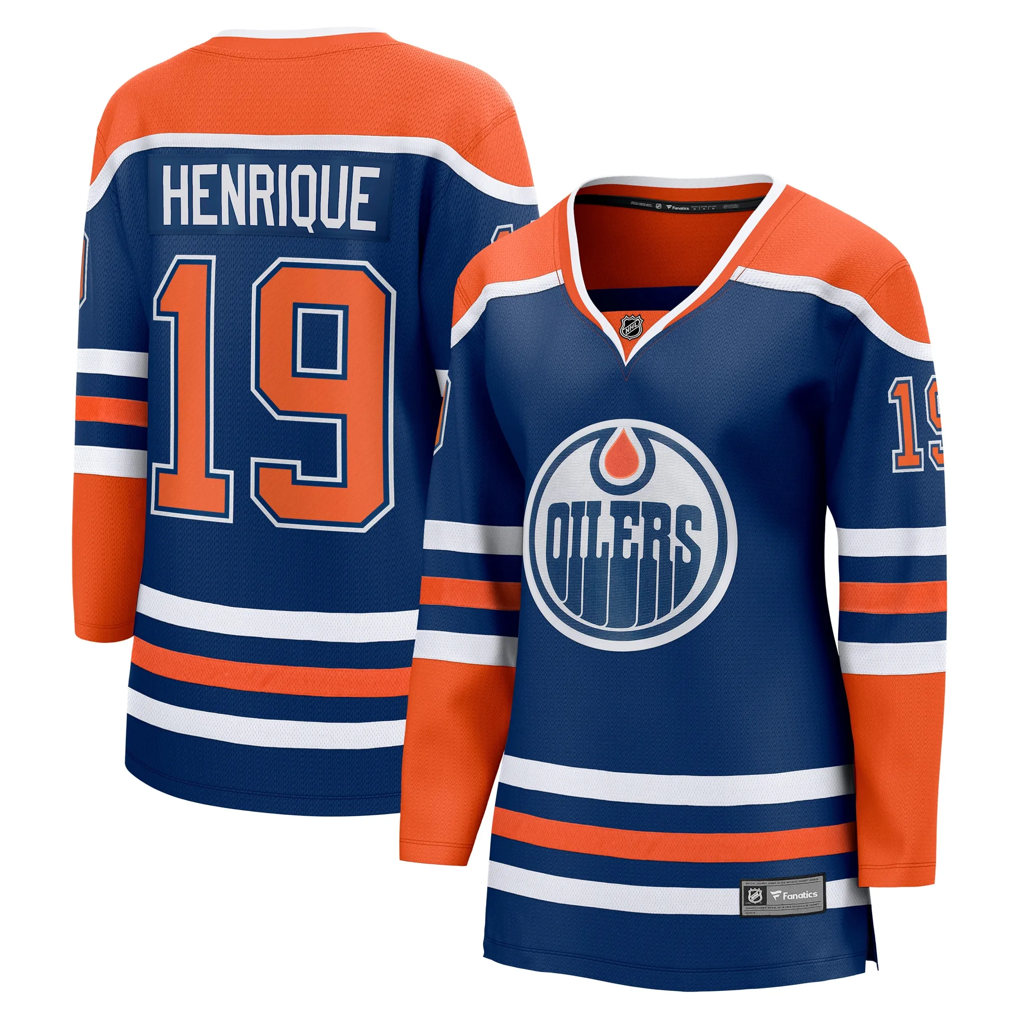 Adam Henrique Edmonton Oilers Fanatics Women's Home Breakaway Player Jersey - Royal