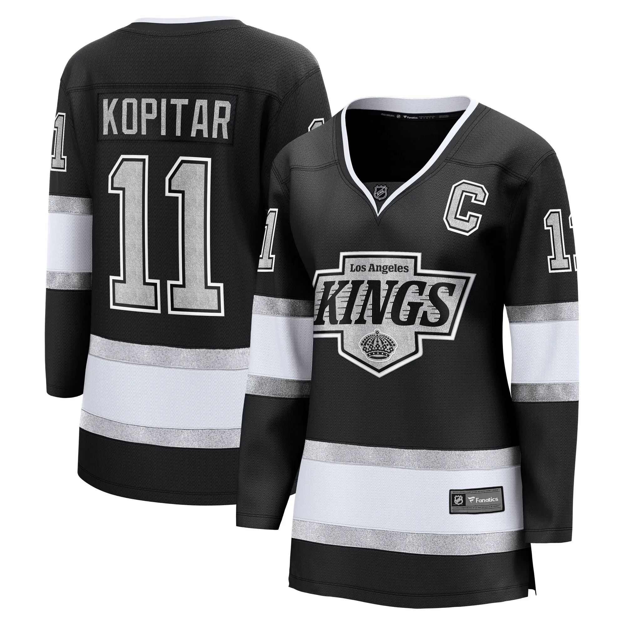 Anze Kopitar Los Angeles Kings Fanatics Women's Home Premier Breakaway Player Jersey - Black
