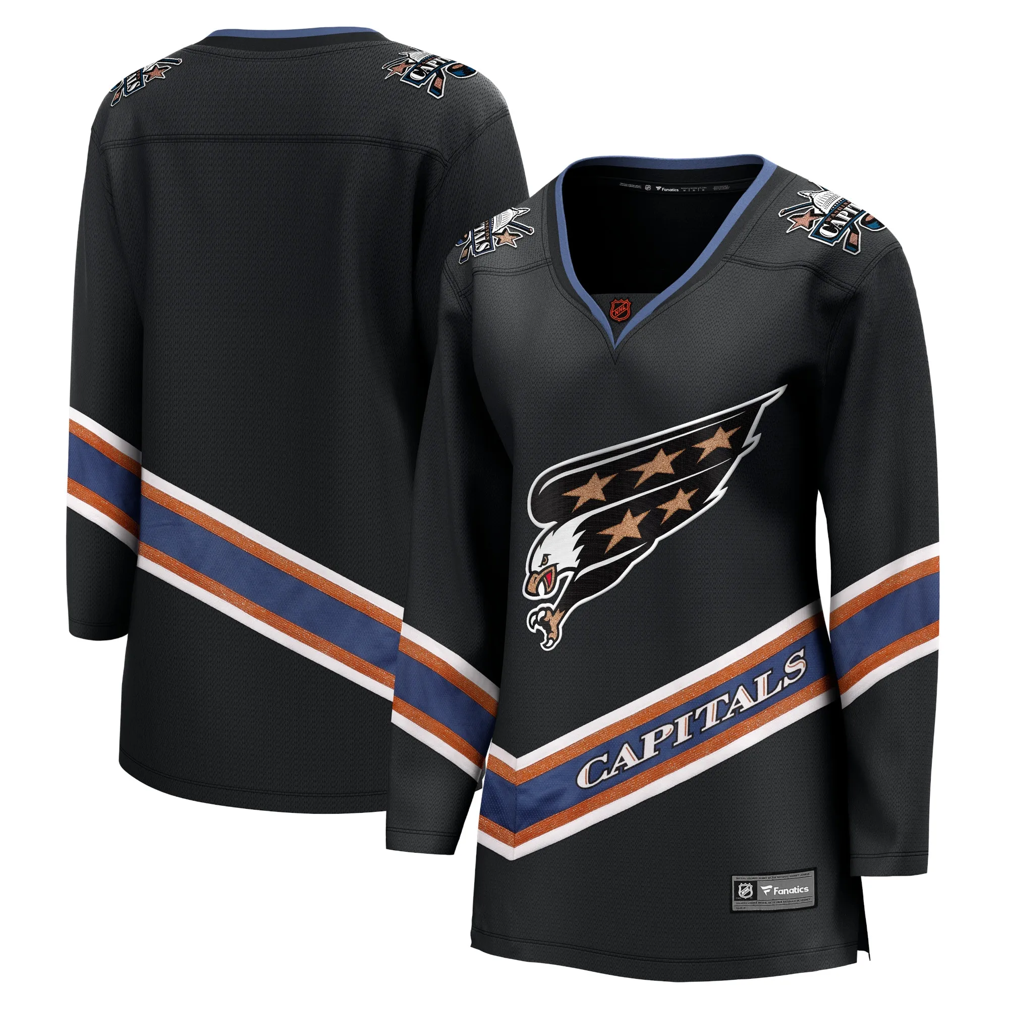 Washington Capitals Fanatics Women's Special Edition 2.0 Breakaway Blank Jersey - Black