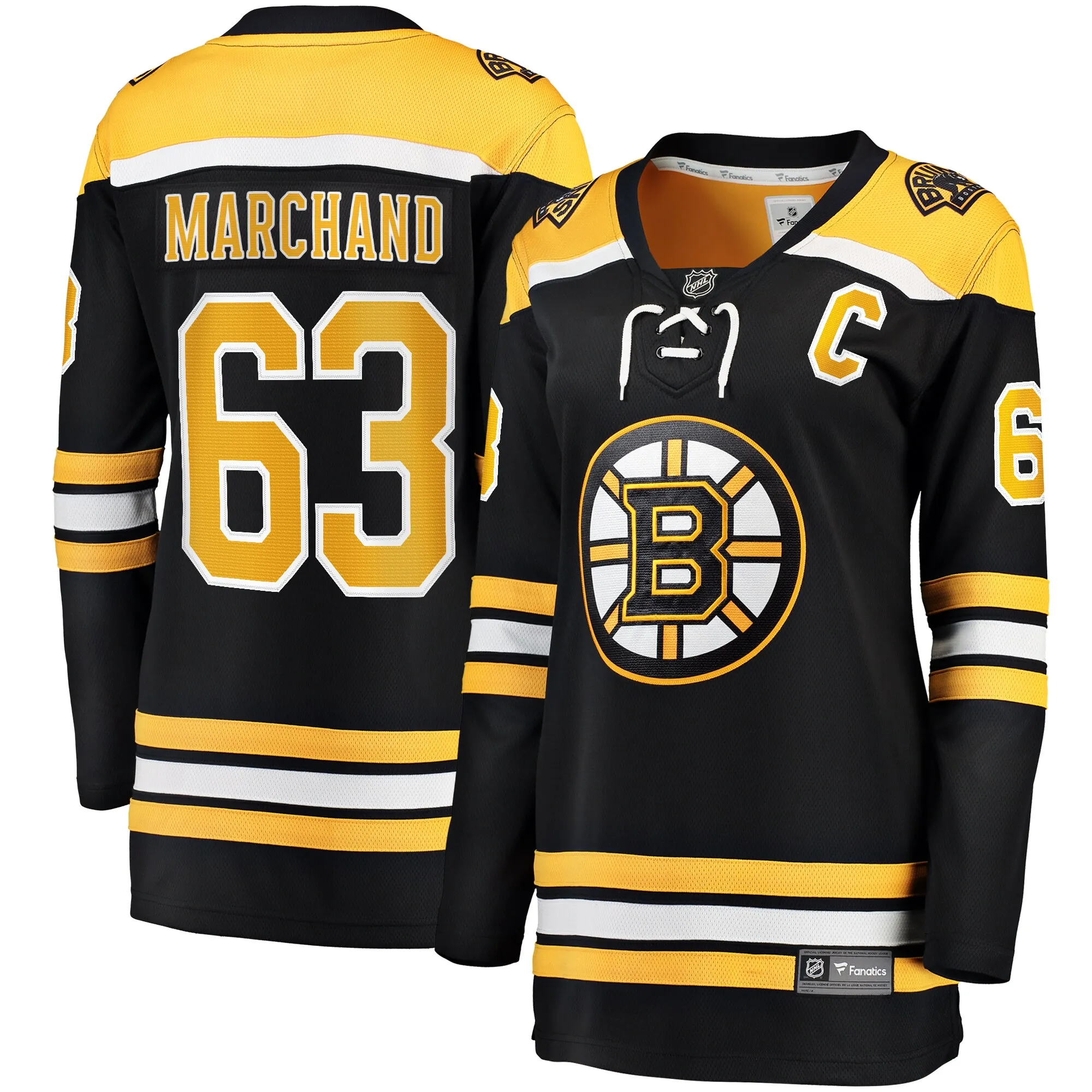 Brad Marchand Boston Bruins Fanatics Women's Home Breakaway Jersey - Black