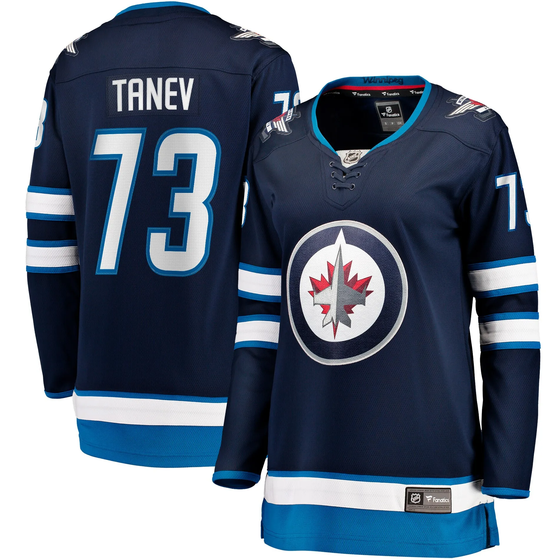 Brandon Tanev Winnipeg Jets Fanatics Women's Home Breakaway Player Jersey - Navy