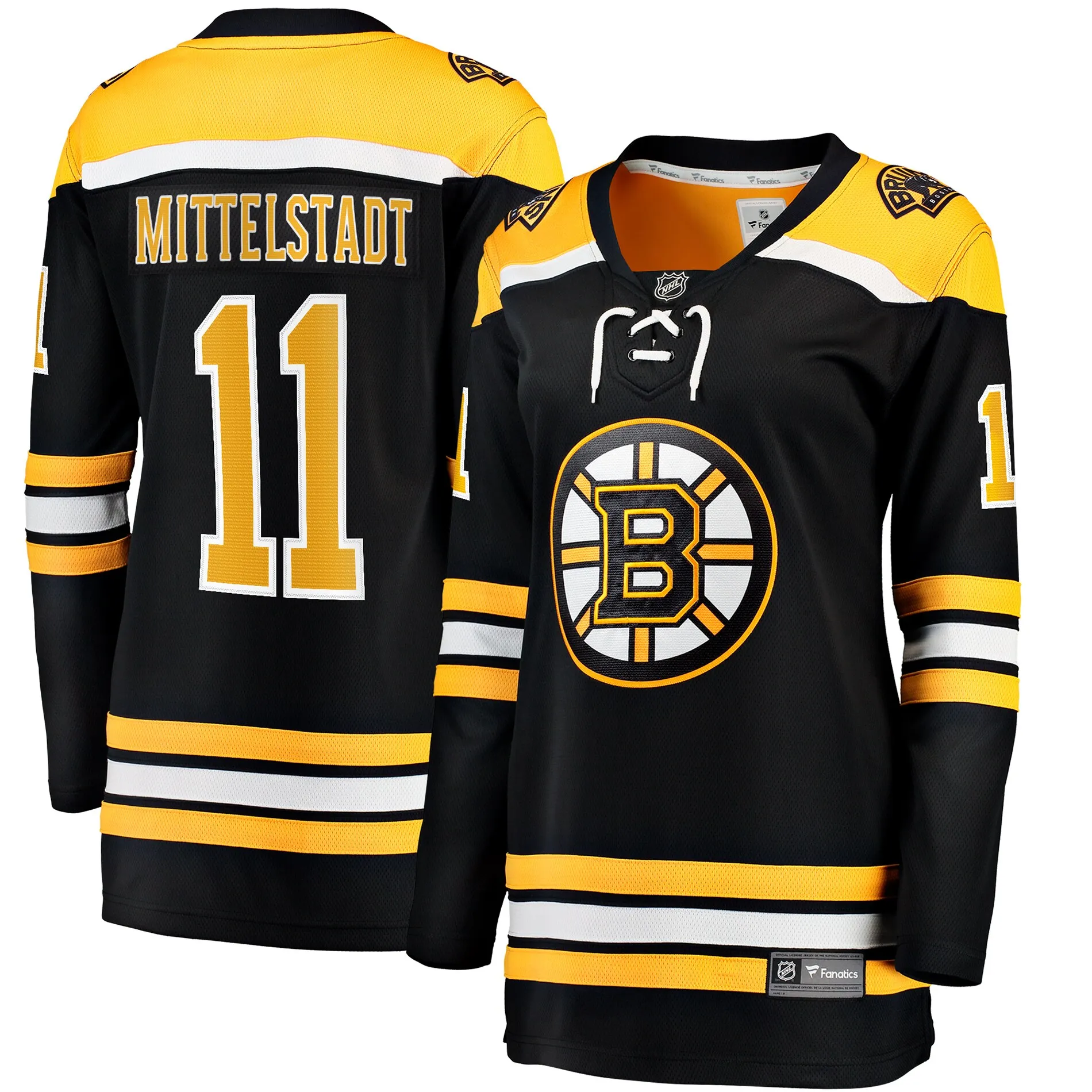 Casey Mittelstadt Boston Bruins Fanatics Women's Home Breakaway Player Jersey - Black