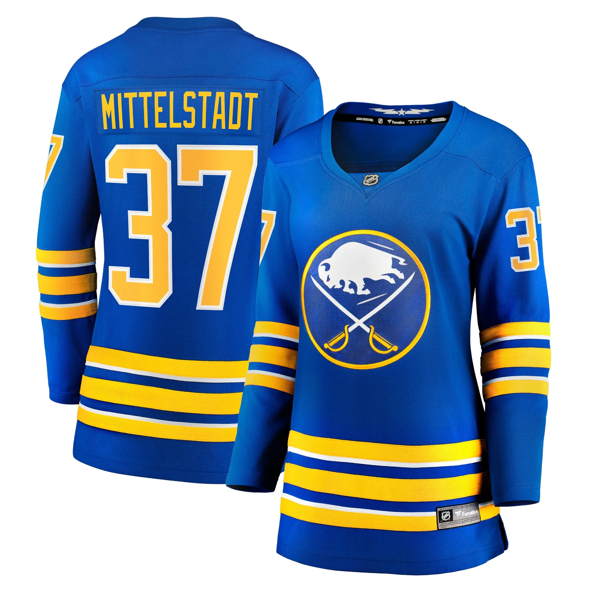 Casey Mittelstadt Buffalo Sabres Fanatics Women's Home Breakaway Player Jersey - Royal