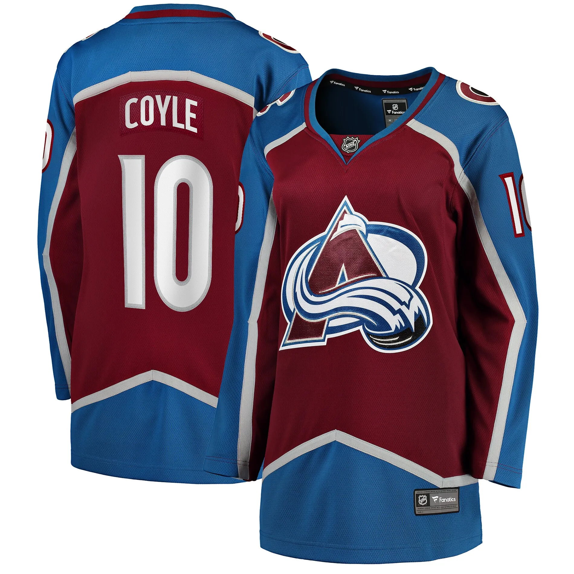 Charlie Coyle Colorado Avalanche Fanatics Women's Home Breakaway Player Jersey - Burgundy