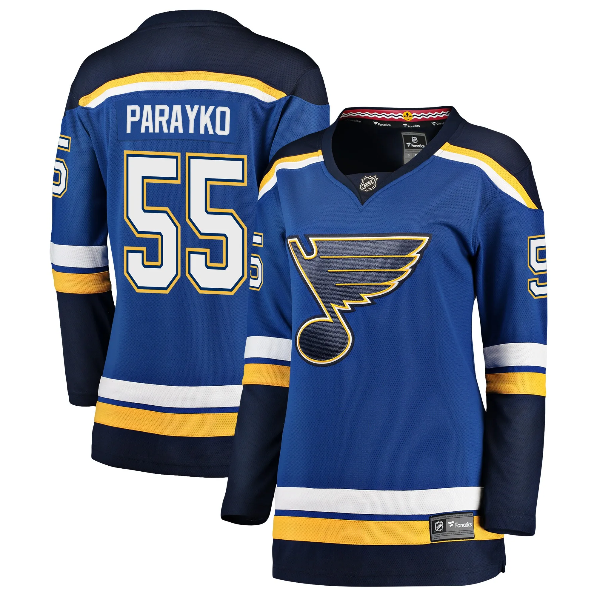 Colton Parayko St. Louis Blues Fanatics Women's Breakaway Player Jersey - Blue