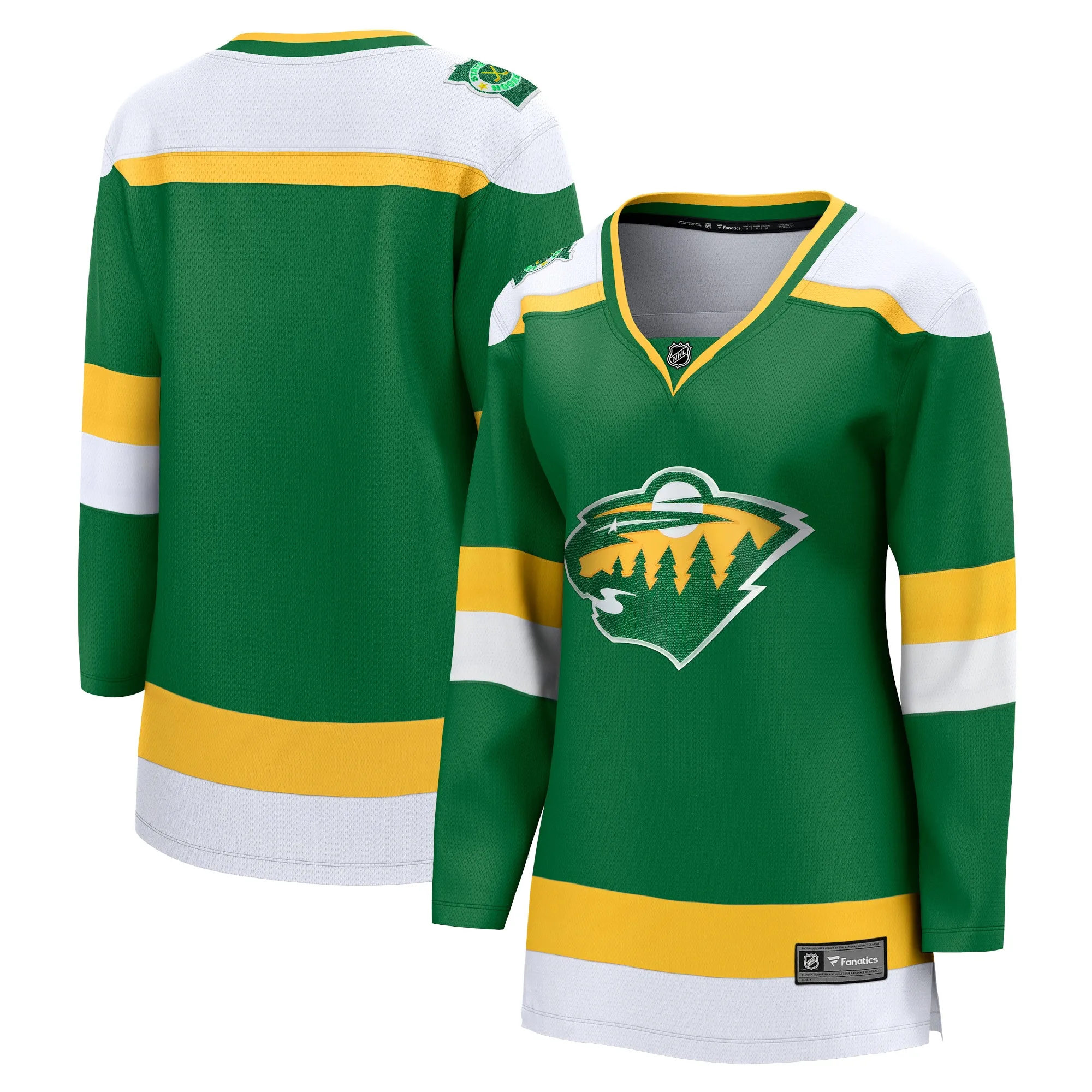 Minnesota Wild Fanatics Women's Alternate Premier Breakaway Jersey – Green