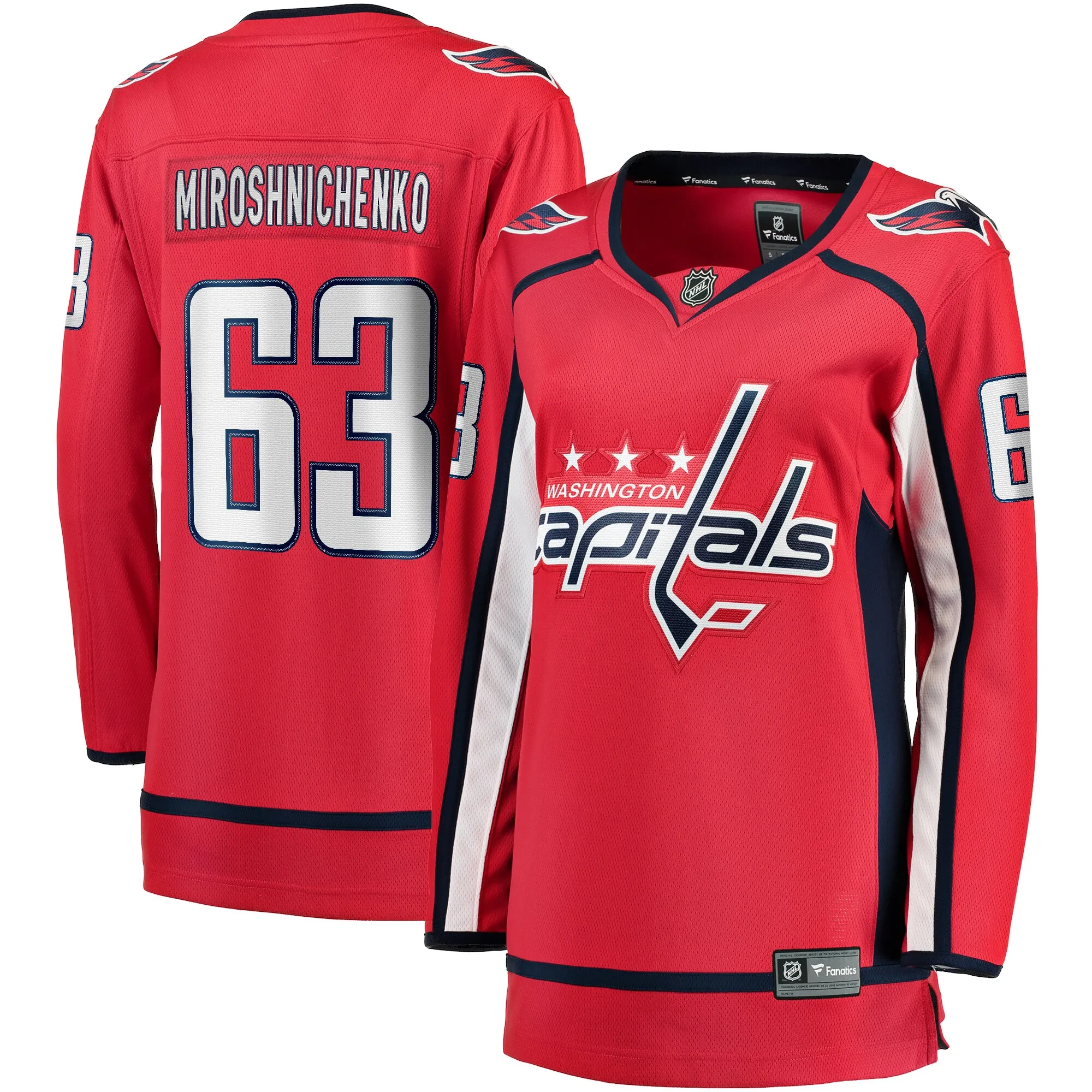 Ivan Miroshnichenko Washington Capitals Fanatics Women's Home Premier Breakaway Player Jersey - Red
