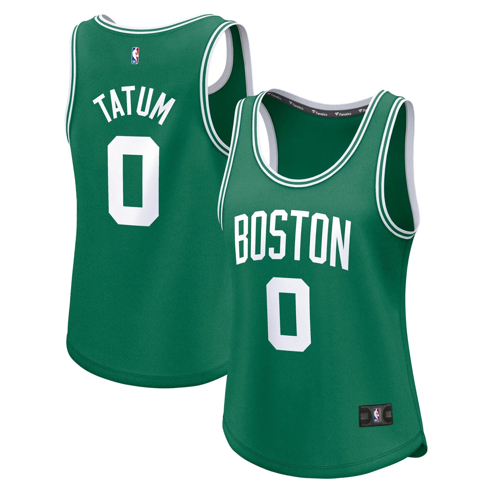 Jayson Tatum Boston Celtics Fanatics Women's Fast Break Player Jersey - Icon Edition - Kelly Green