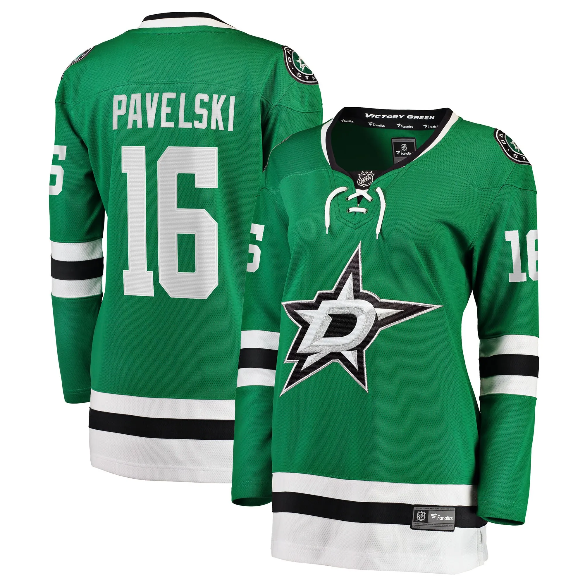 Joe Pavelski Dallas Stars Fanatics Women's Breakaway Home Player Jersey - Kelly Green