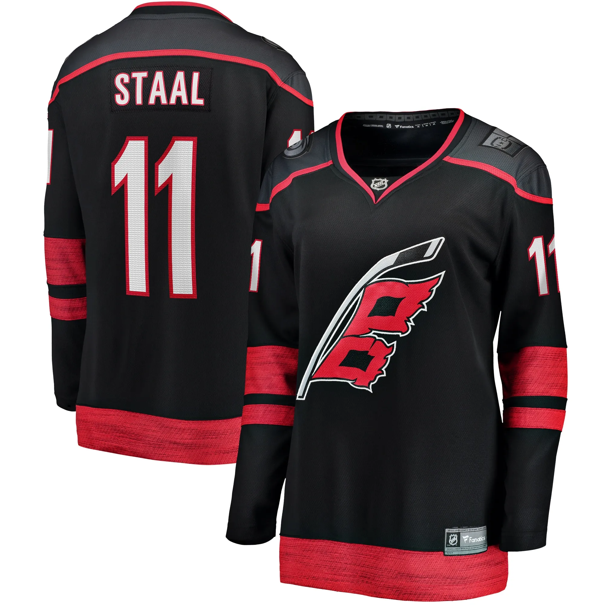 Jordan Staal Carolina Hurricanes Fanatics Women's Breakaway Alternate Player Jersey - Black