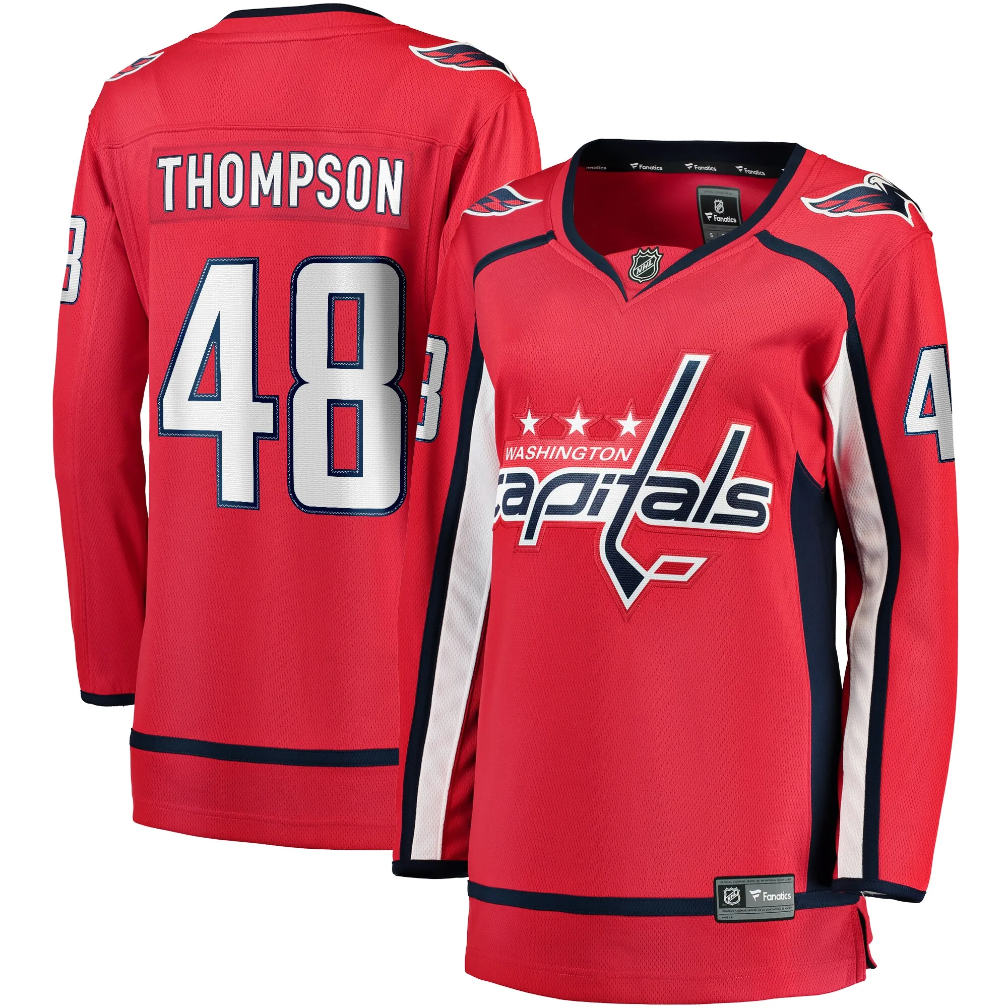 Logan Thompson Washington Capitals Fanatics Women's Home Premier Breakaway Player Jersey - Red