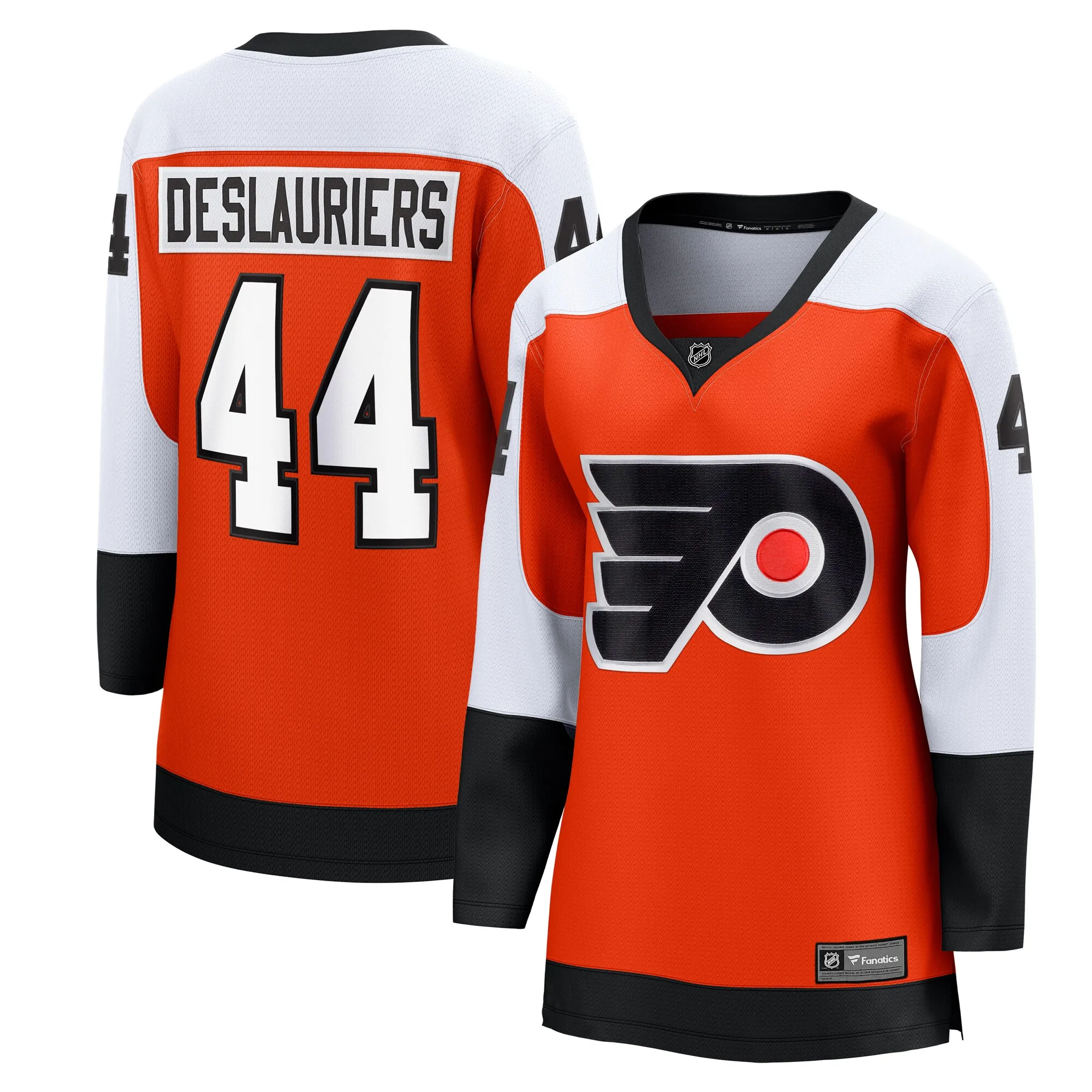 Nicolas Deslauriers Philadelphia Flyers Fanatics Women's Home Breakaway Player Jersey - Orange