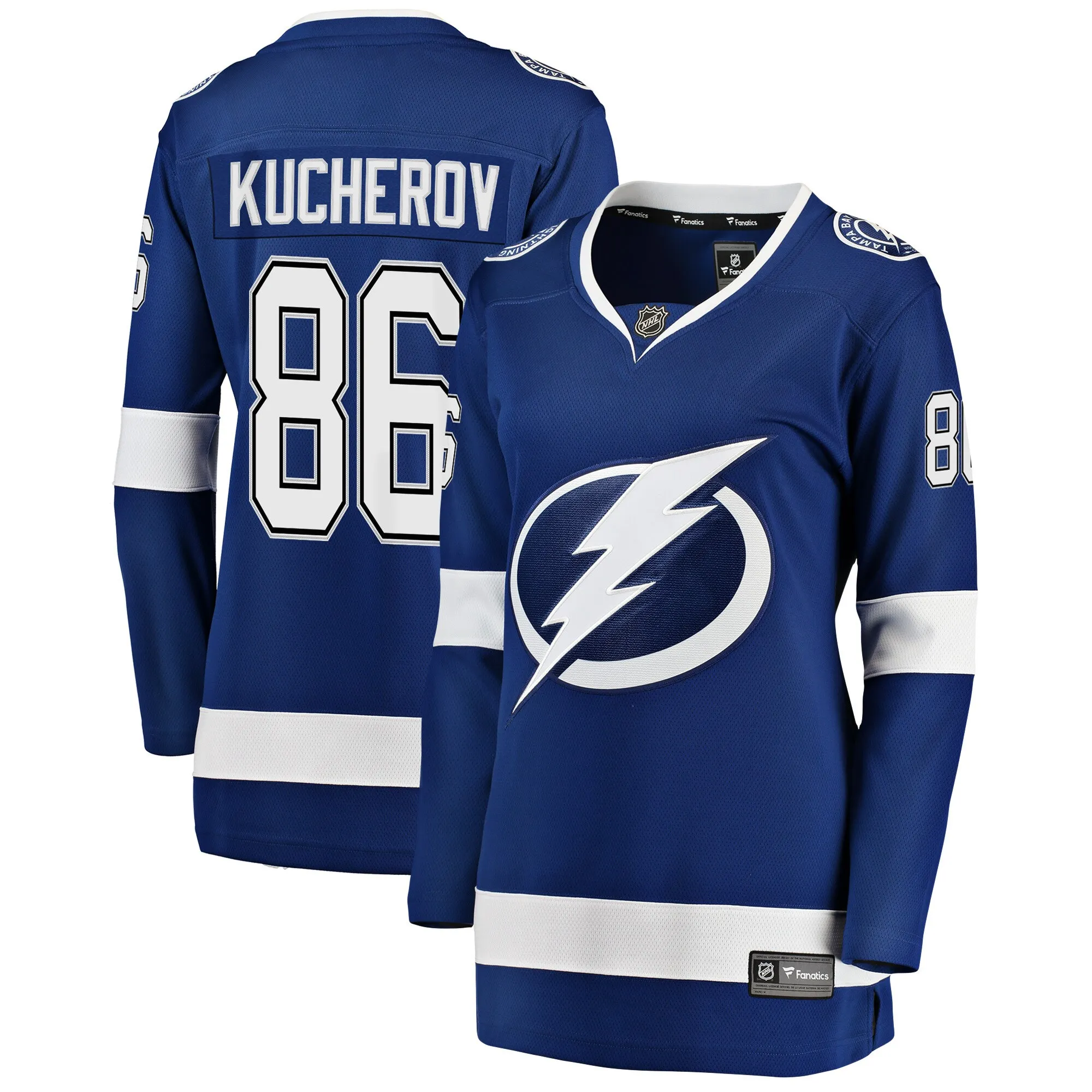 Nikita Kucherov Tampa Bay Lightning Fanatics Women's Premier Breakaway Player Jersey - Blue