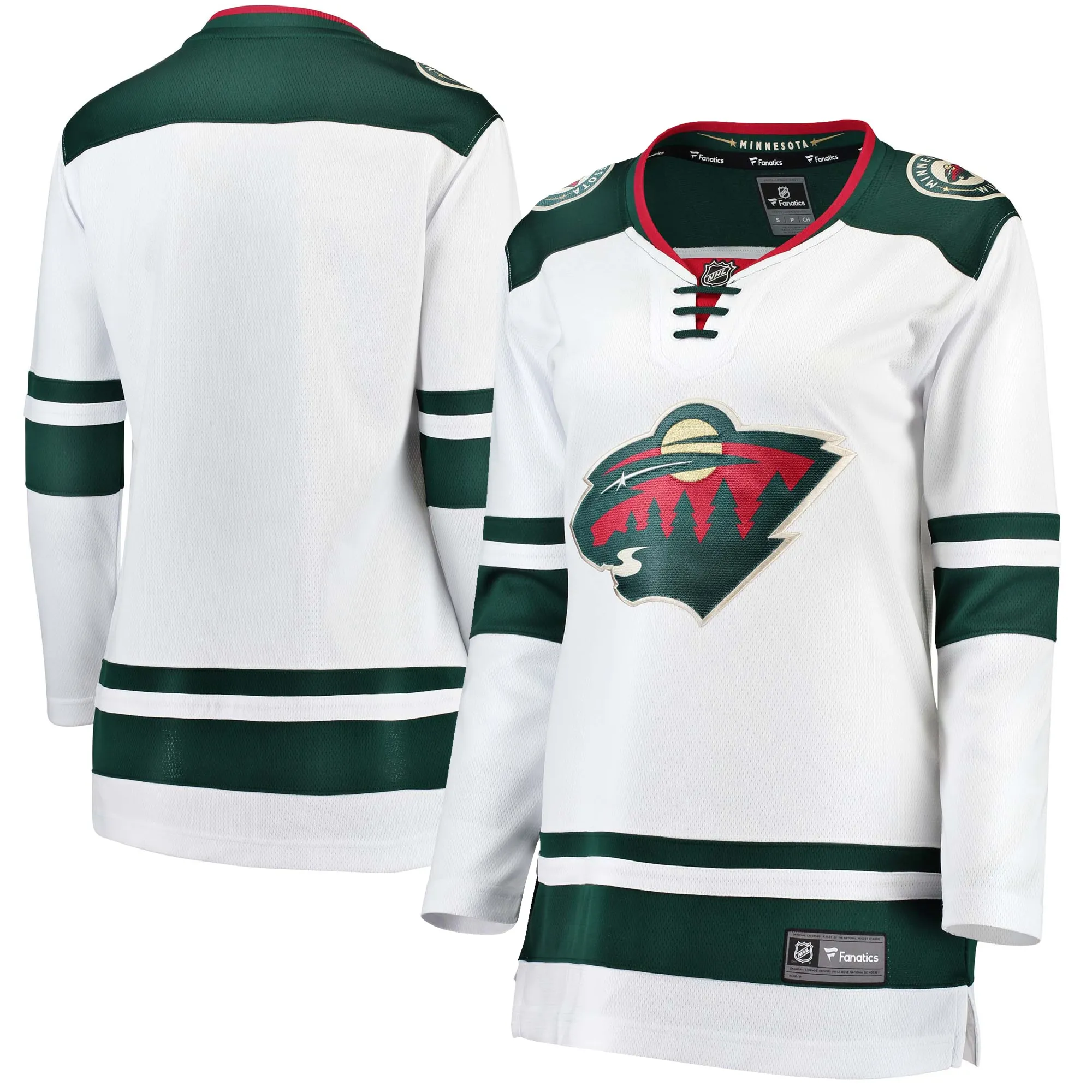 Minnesota Wild Fanatics Women's Away Breakaway Jersey - White