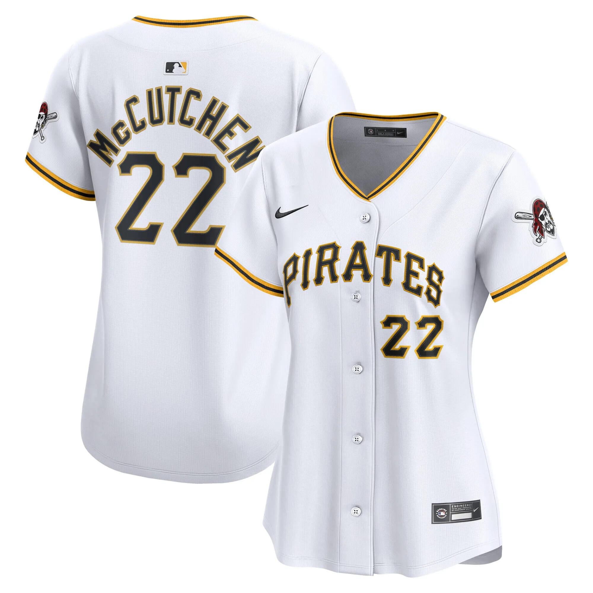 Andrew McCutchen Pittsburgh Pirates Nike Women's Home Limited Jersey – White
