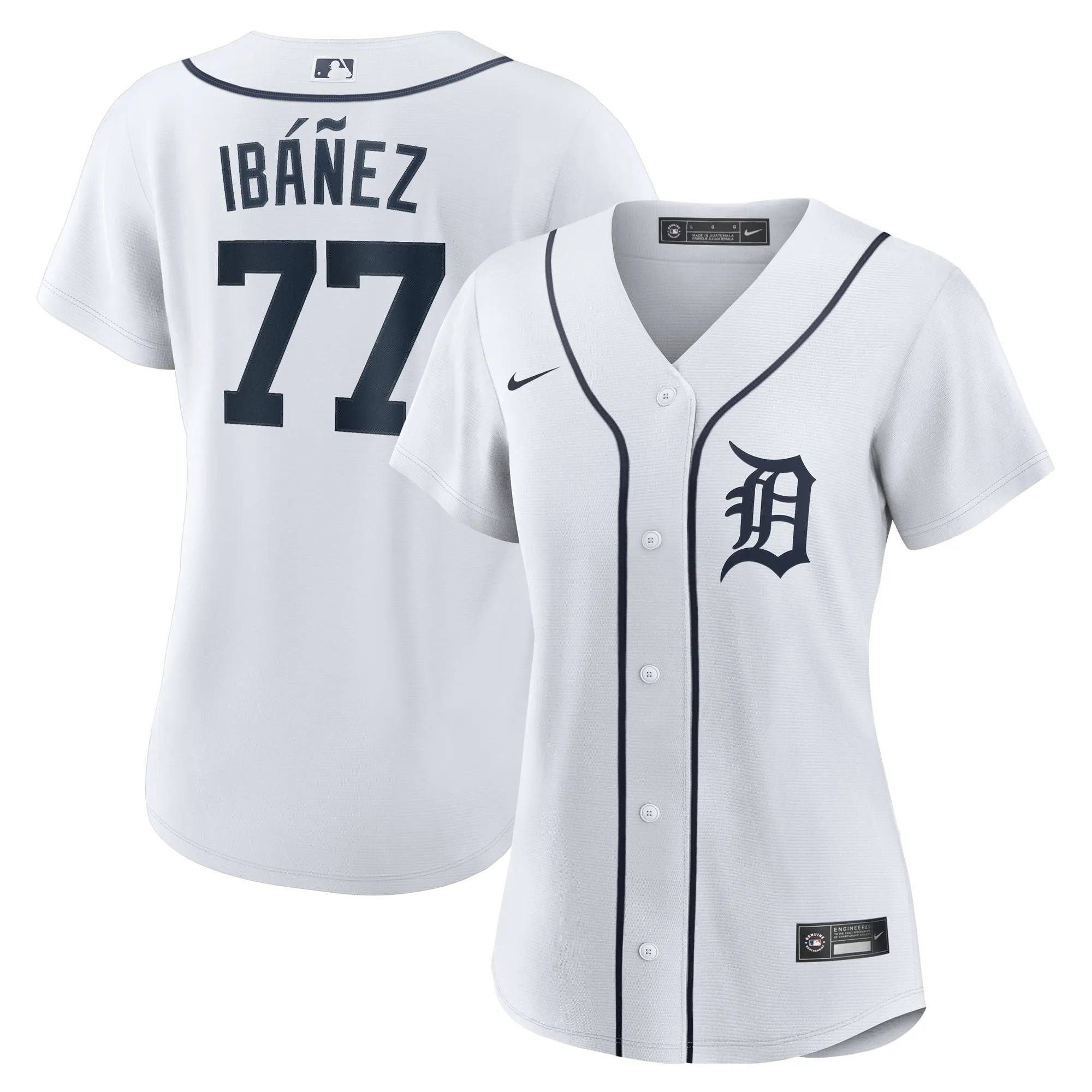 Andy Ibanez Detroit Tigers Nike Women's Home Replica Jersey - White