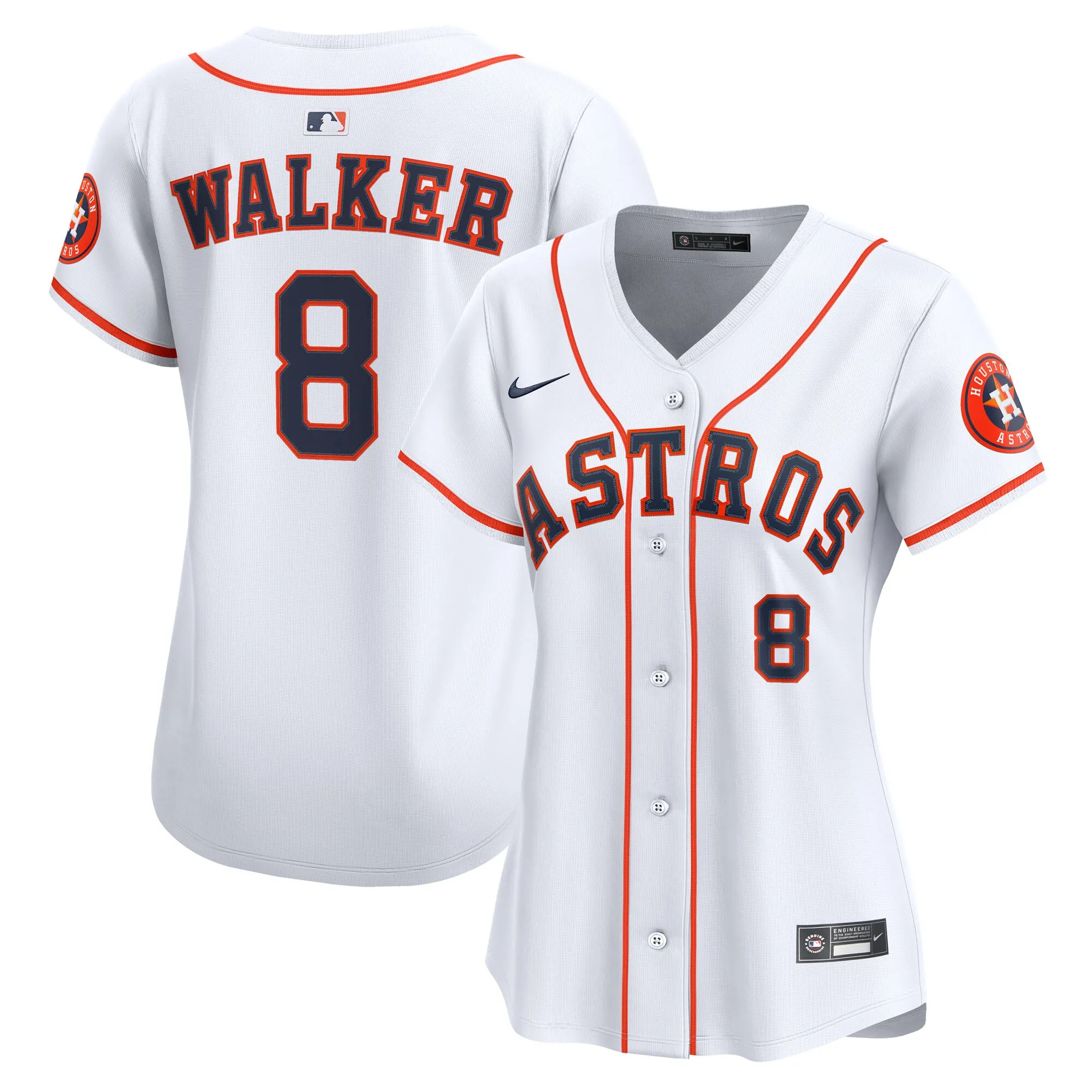 Christian Walker Houston Astros Nike Women's Home Limited Jersey – White