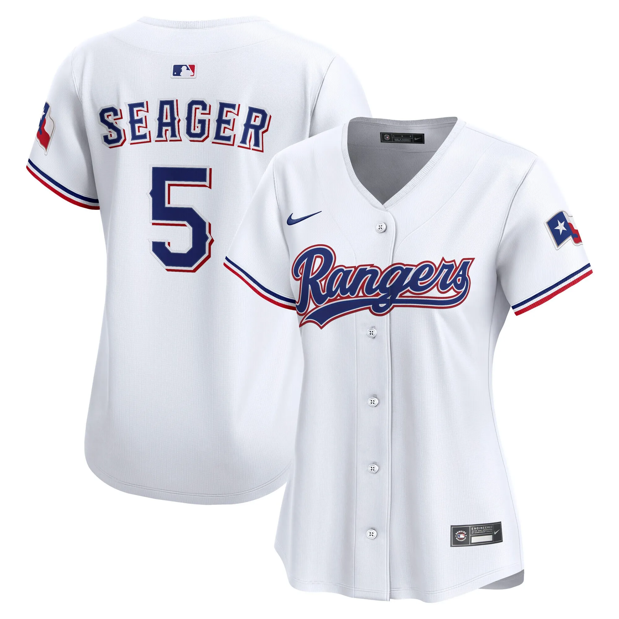 Corey Seager Texas Rangers Nike Women's Home Limited Jersey – White