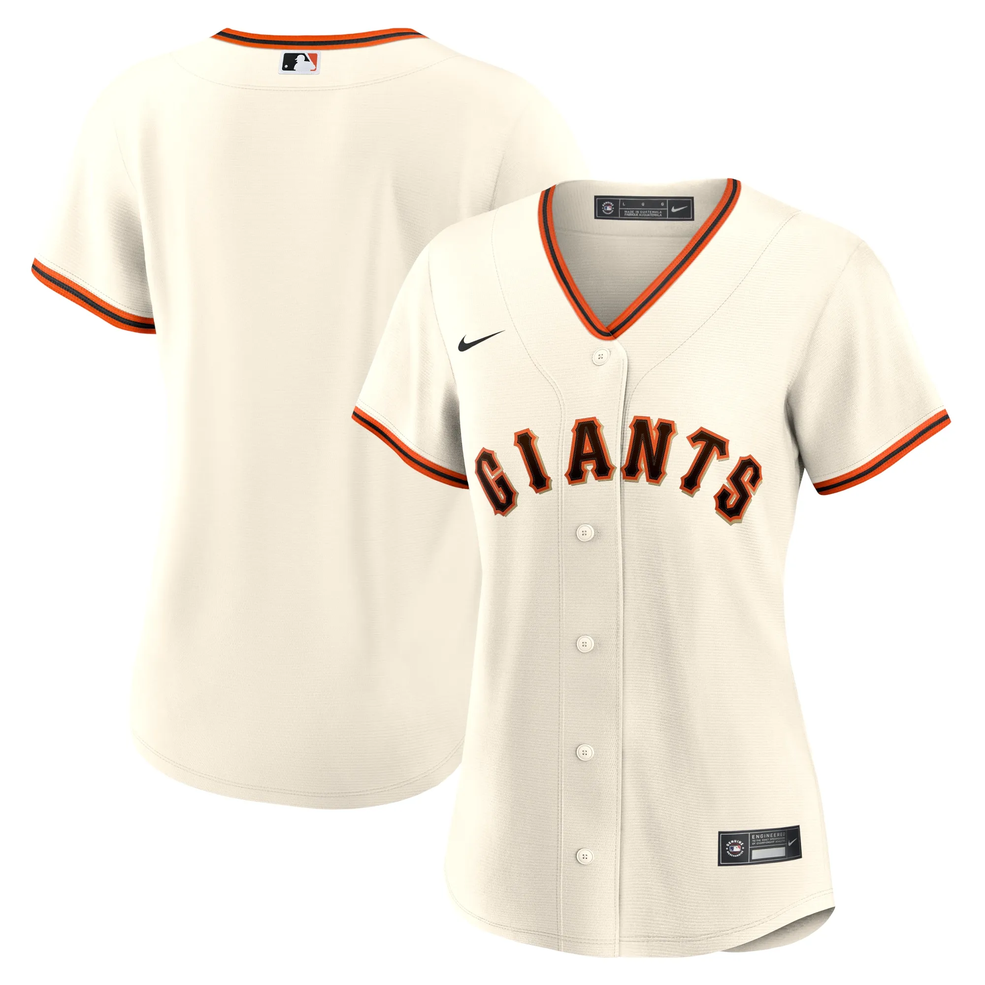 San Francisco Giants Nike Women's Home Replica Team Jersey - Cream