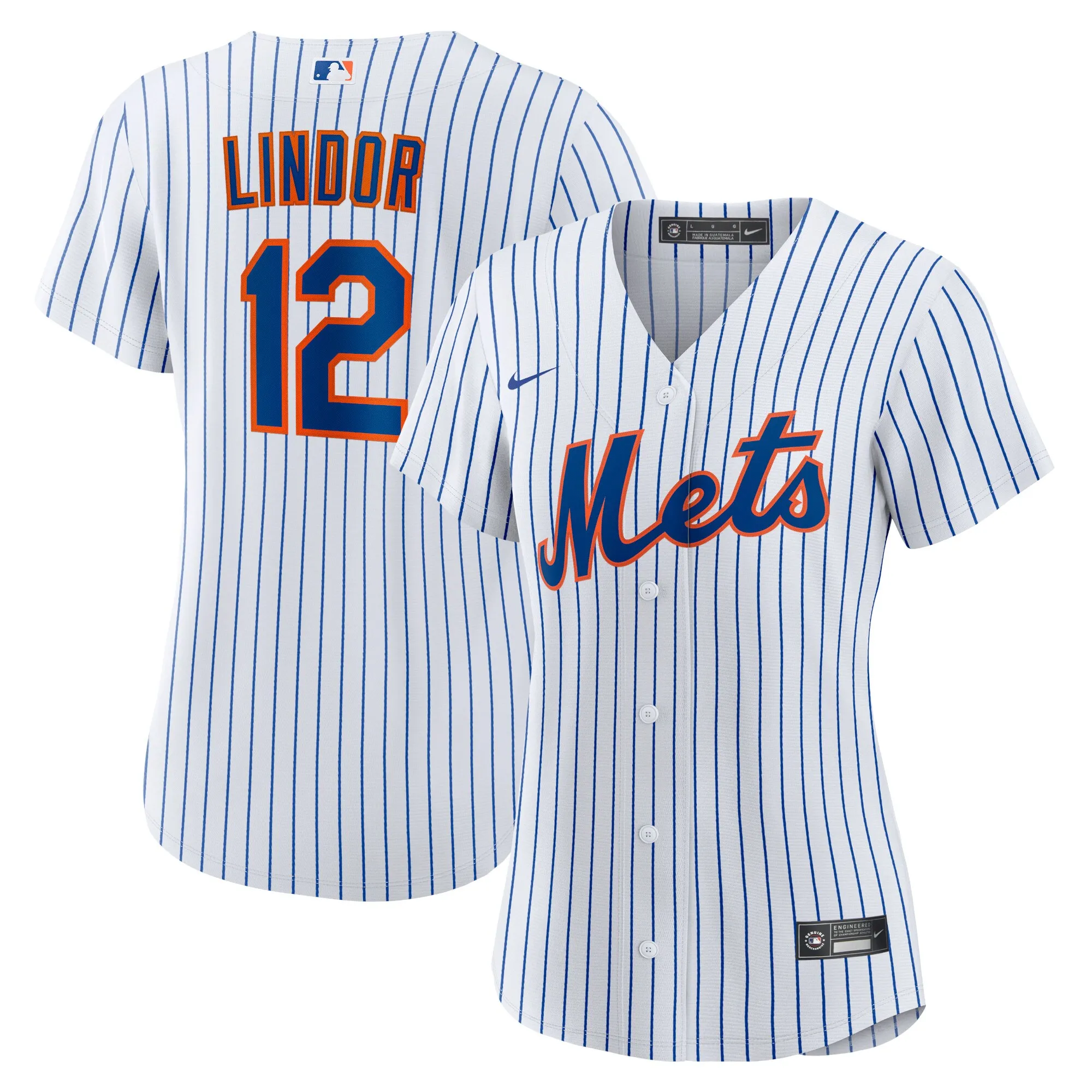 Francisco Lindor New York Mets Nike Women's Home Replica Player Jersey - White