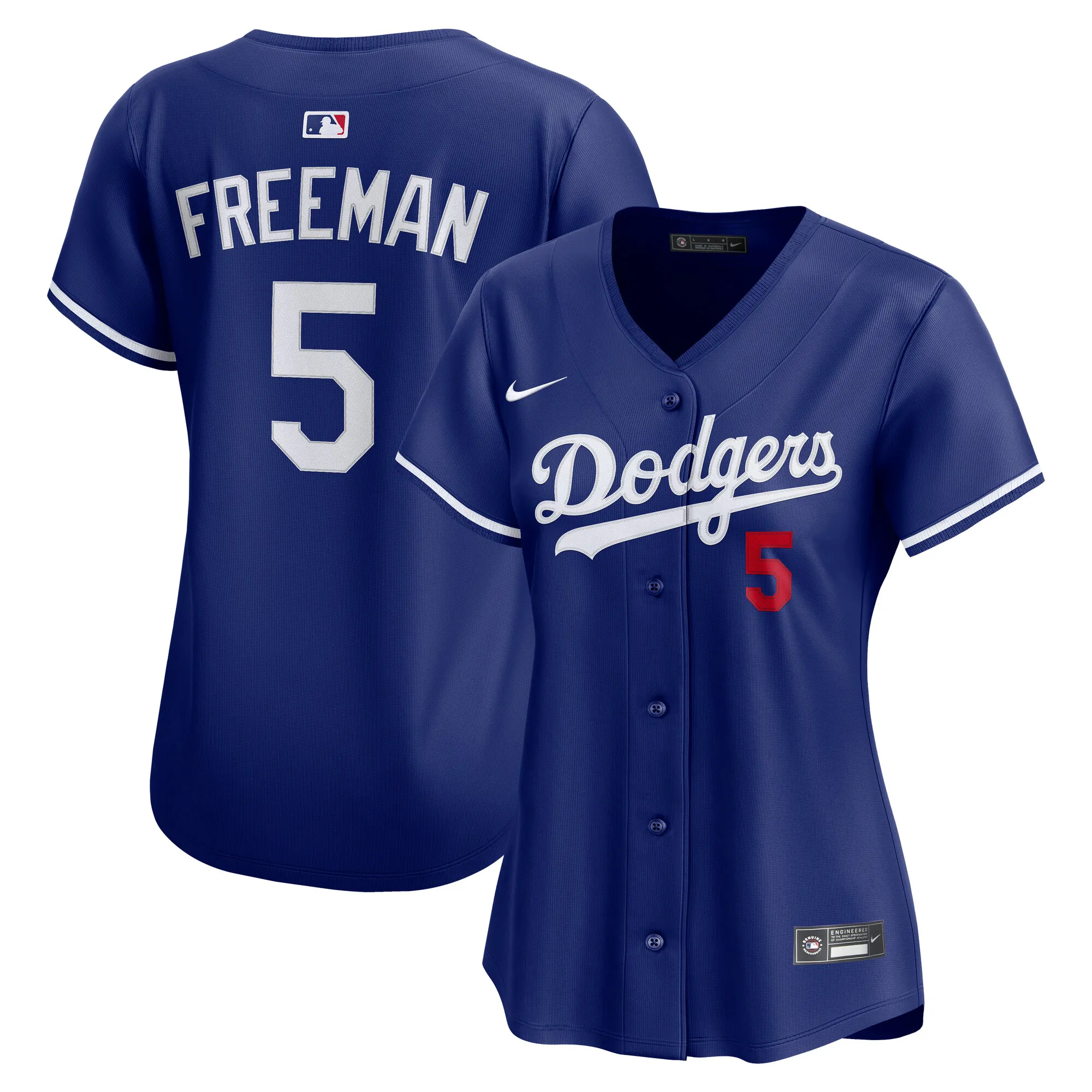 Freddie Freeman Los Angeles Dodgers Nike Women's Alternate 2 Limited Jersey – Royal