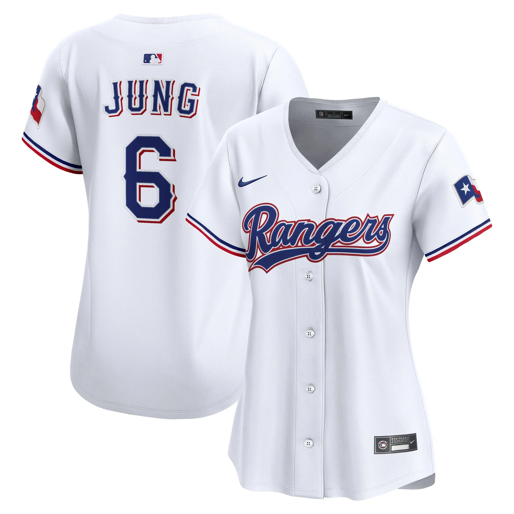 Josh Jung Texas Rangers Nike Women's Home Limited Player Jersey – White