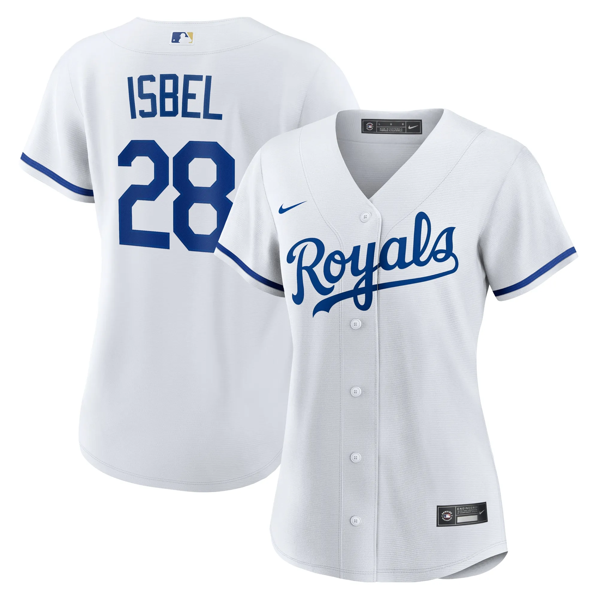 Kyle Isbel Kansas City Royals Nike Women's Home Replica Jersey - White