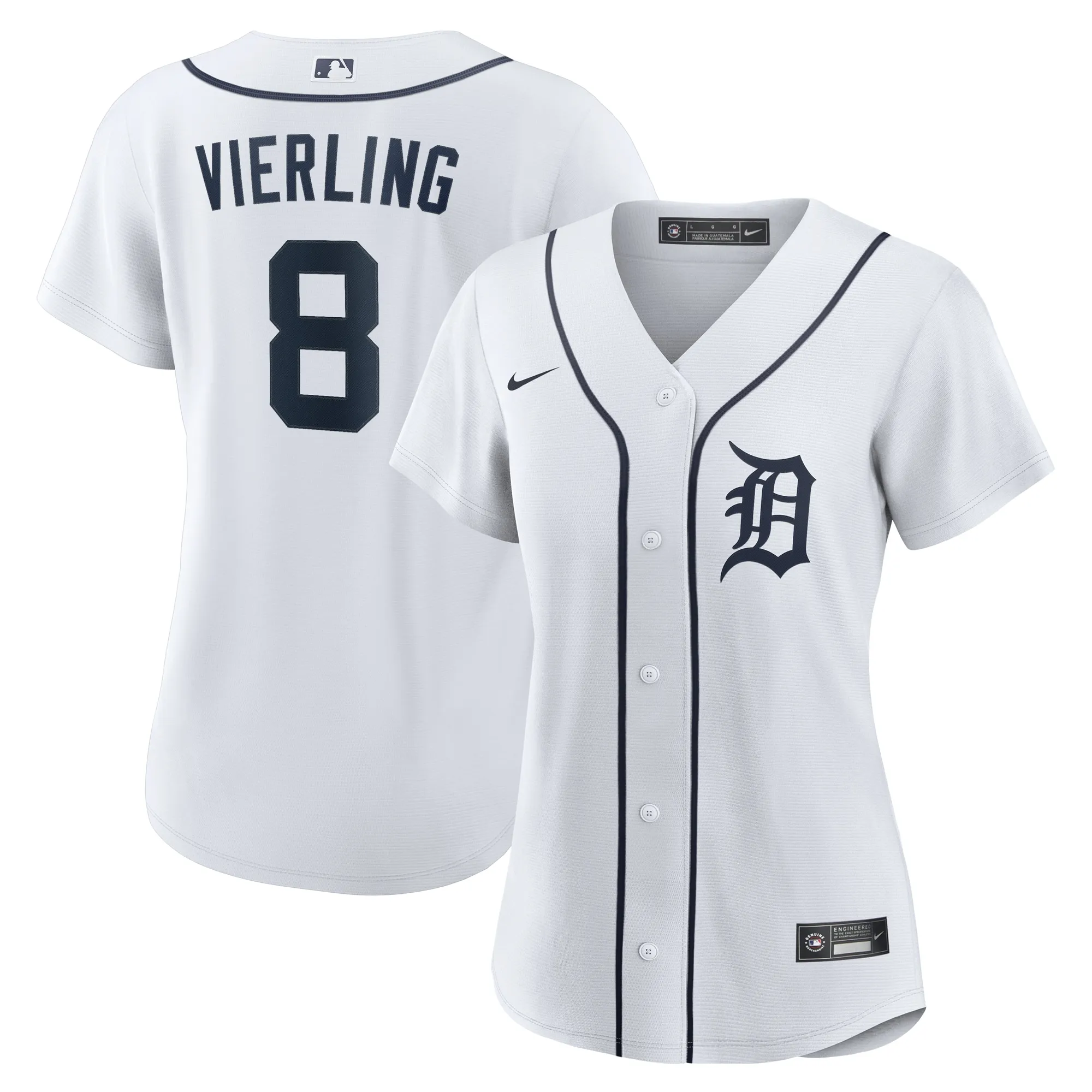 Matt Vierling Detroit Tigers Nike Women's Home Replica Jersey - White