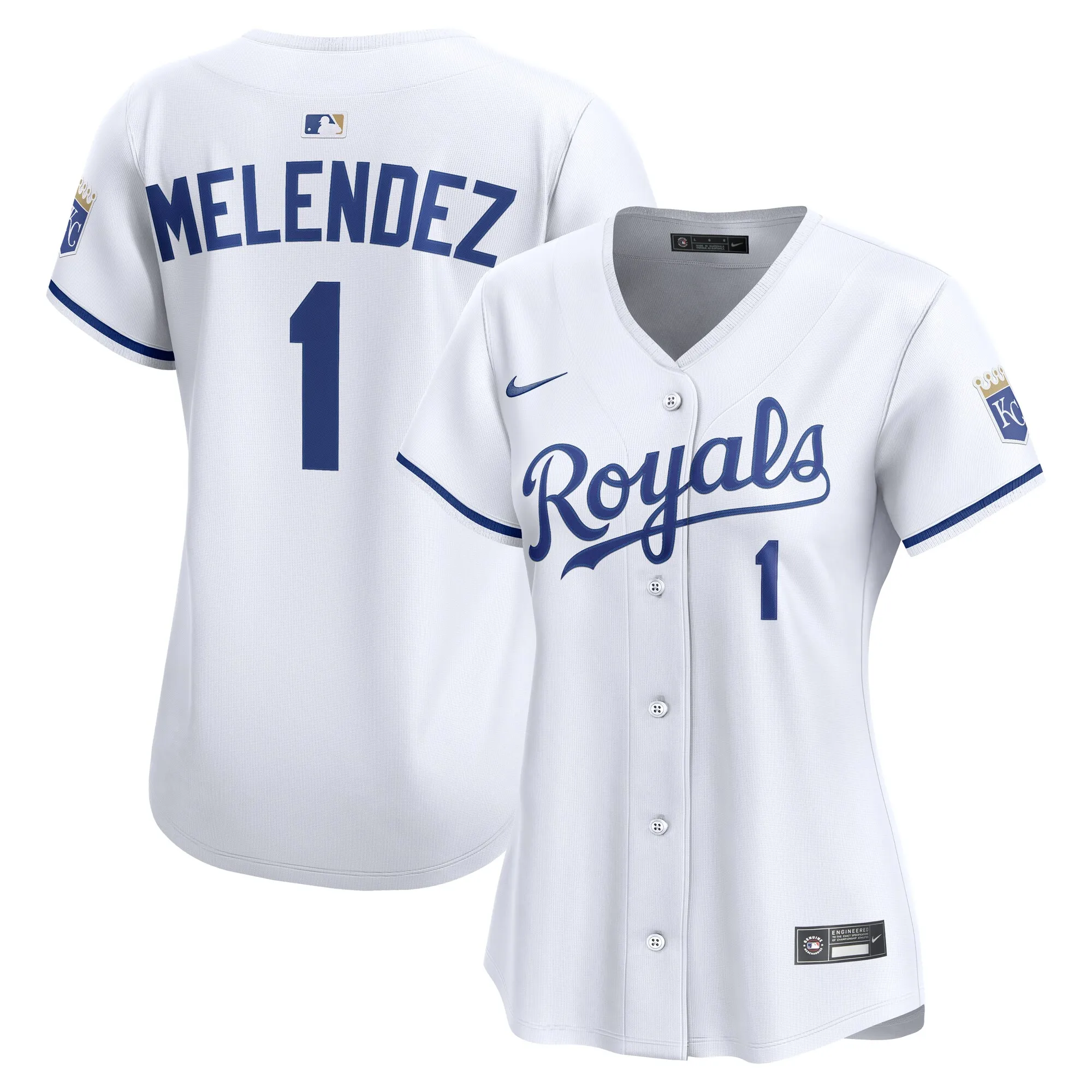 MJ Melendez Kansas City Royals Nike Women's Home Limited Jersey – White