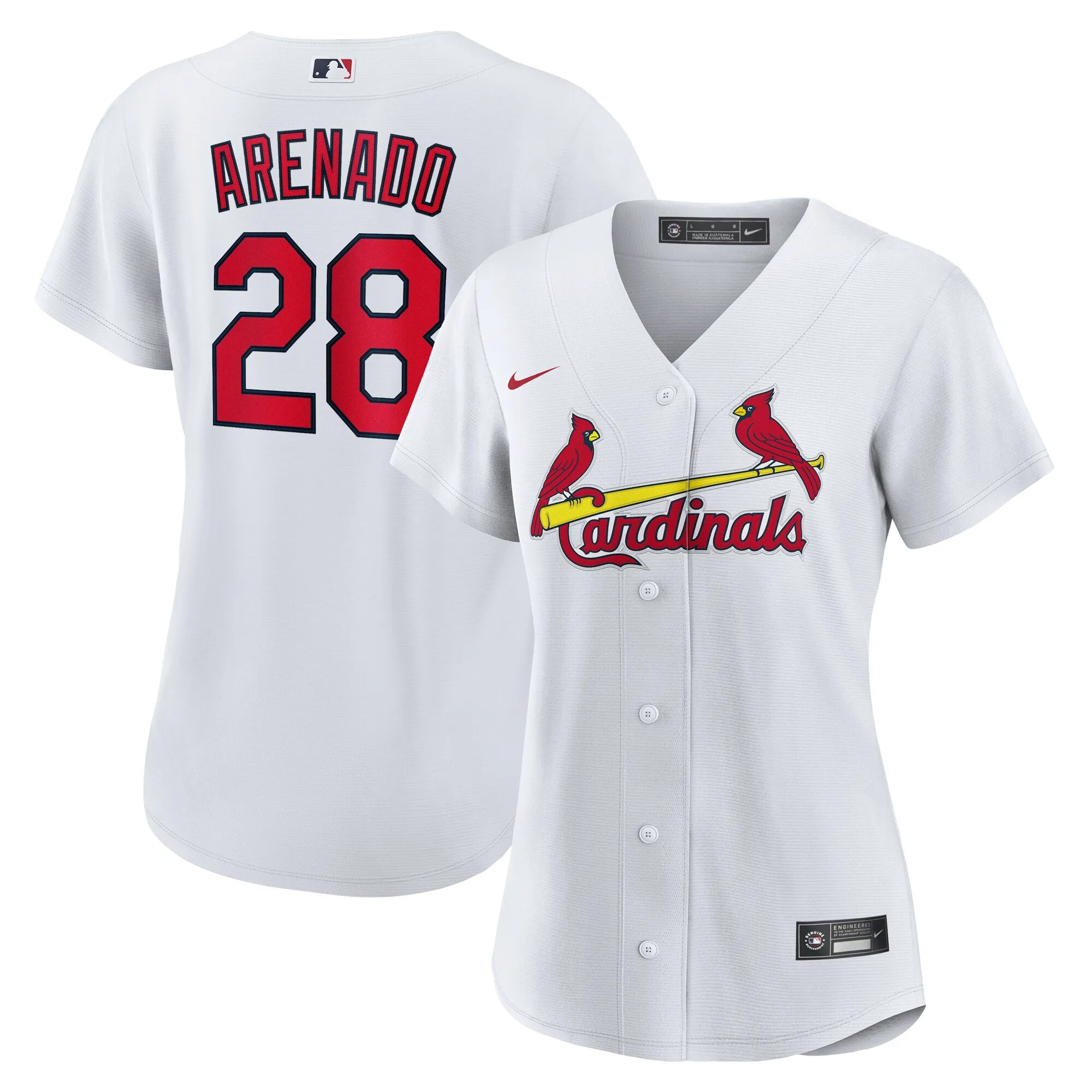 Nolan Arenado St. Louis Cardinals Nike Women's Home Replica Jersey - White