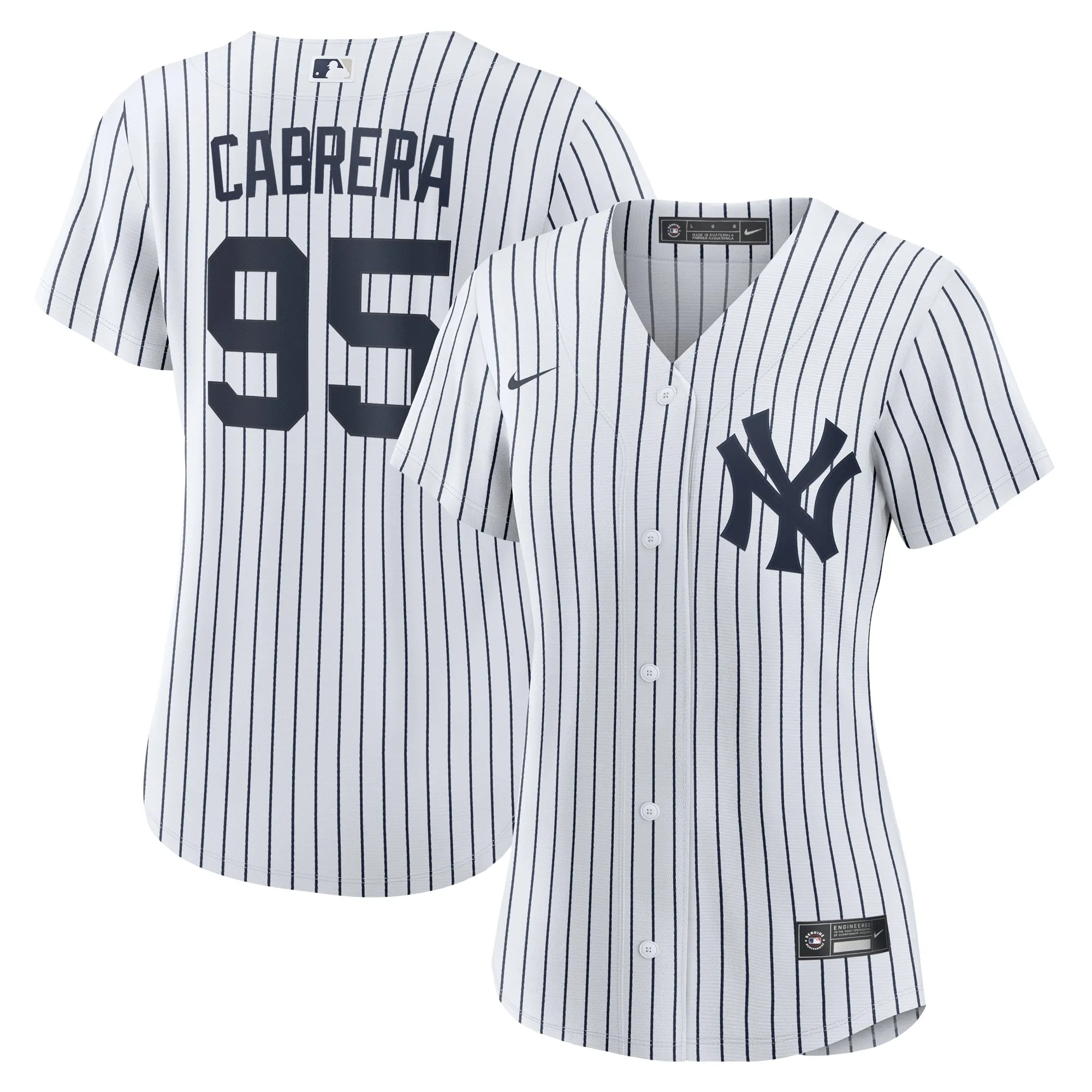 Oswaldo Cabrera New York Yankees Nike Women's Home Replica Jersey - White