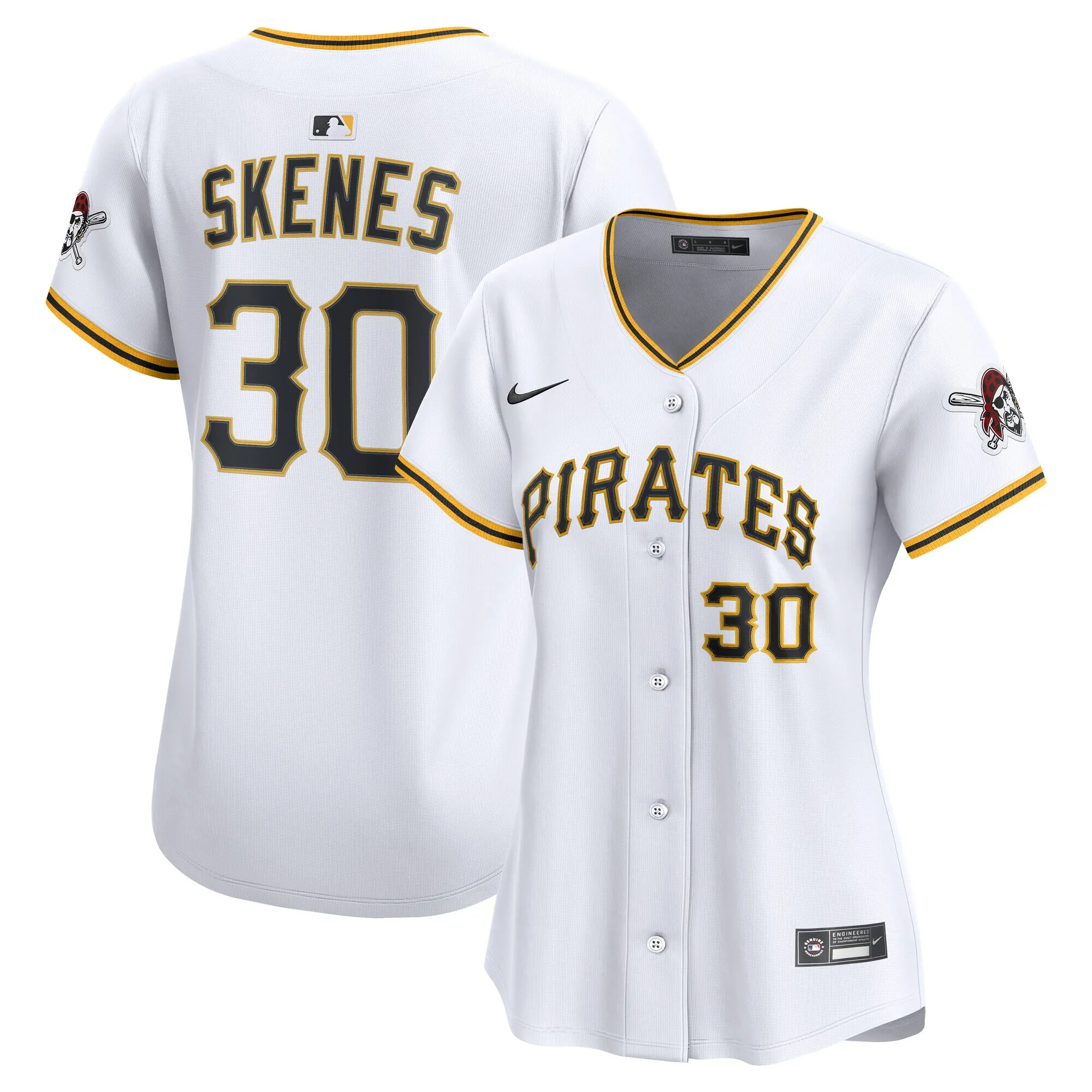 Paul Skenes Pittsburgh Pirates Nike Women's Home Limited Jersey – White