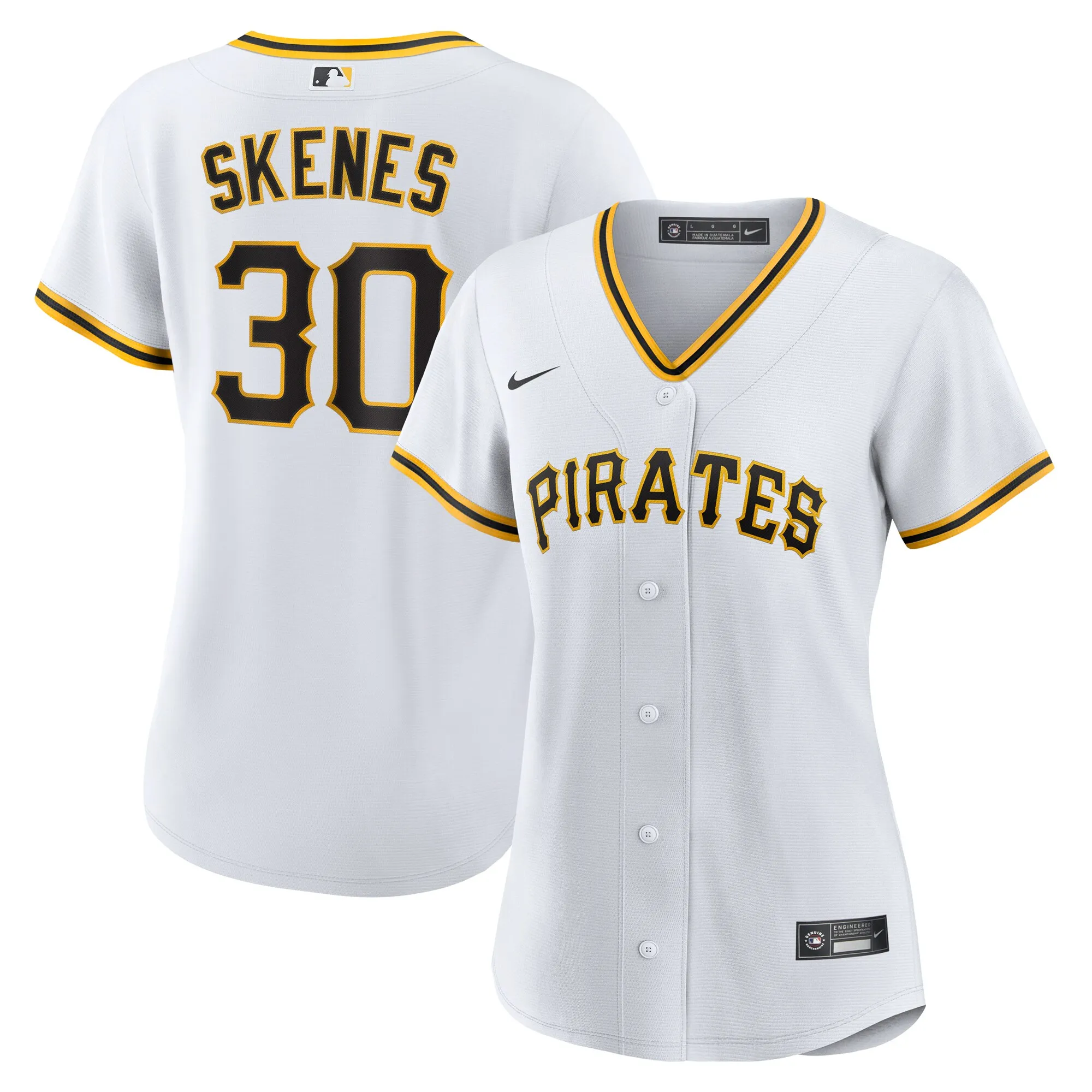 Paul Skenes Pittsburgh Pirates Nike Women's Home Replica Player Jersey - White