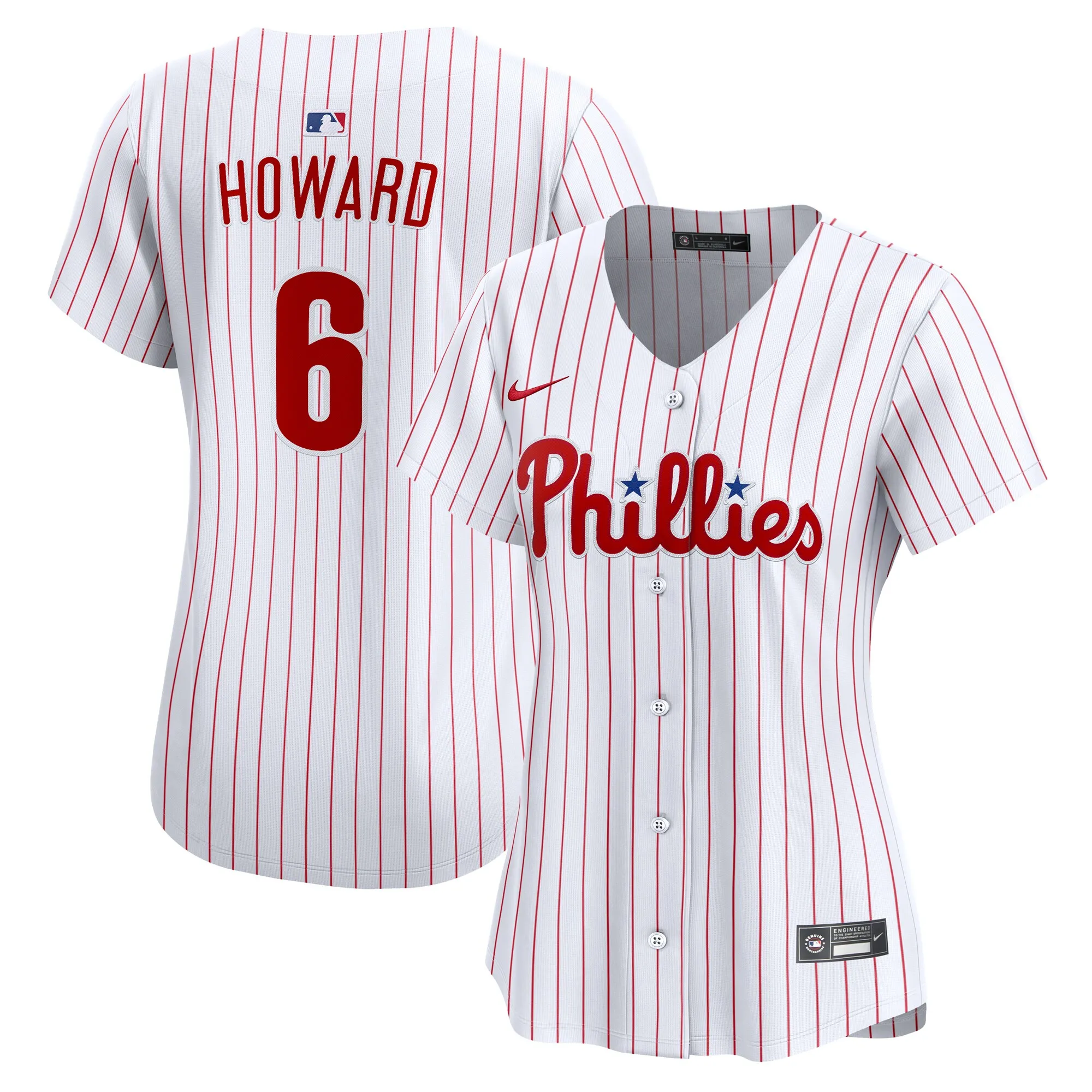 Ryan Howard Philadelphia Phillies Nike Women's Limited Jersey - White