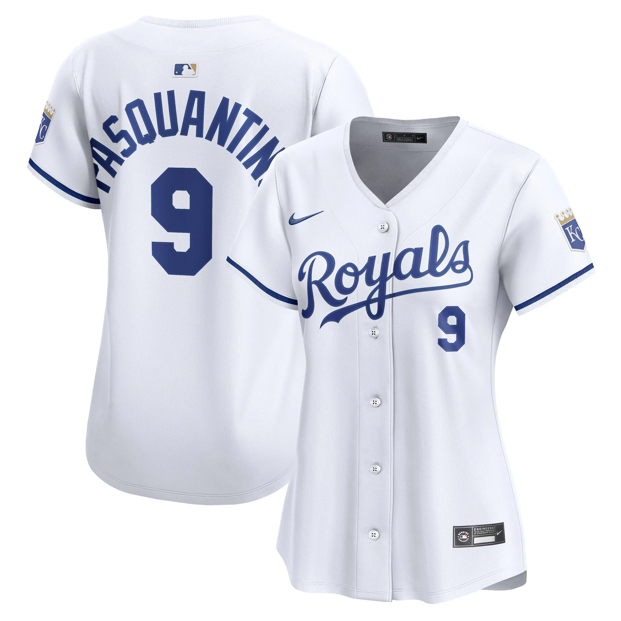 Vinnie Pasquantino Kansas City Royals Nike Women's Home Limited Jersey – White
