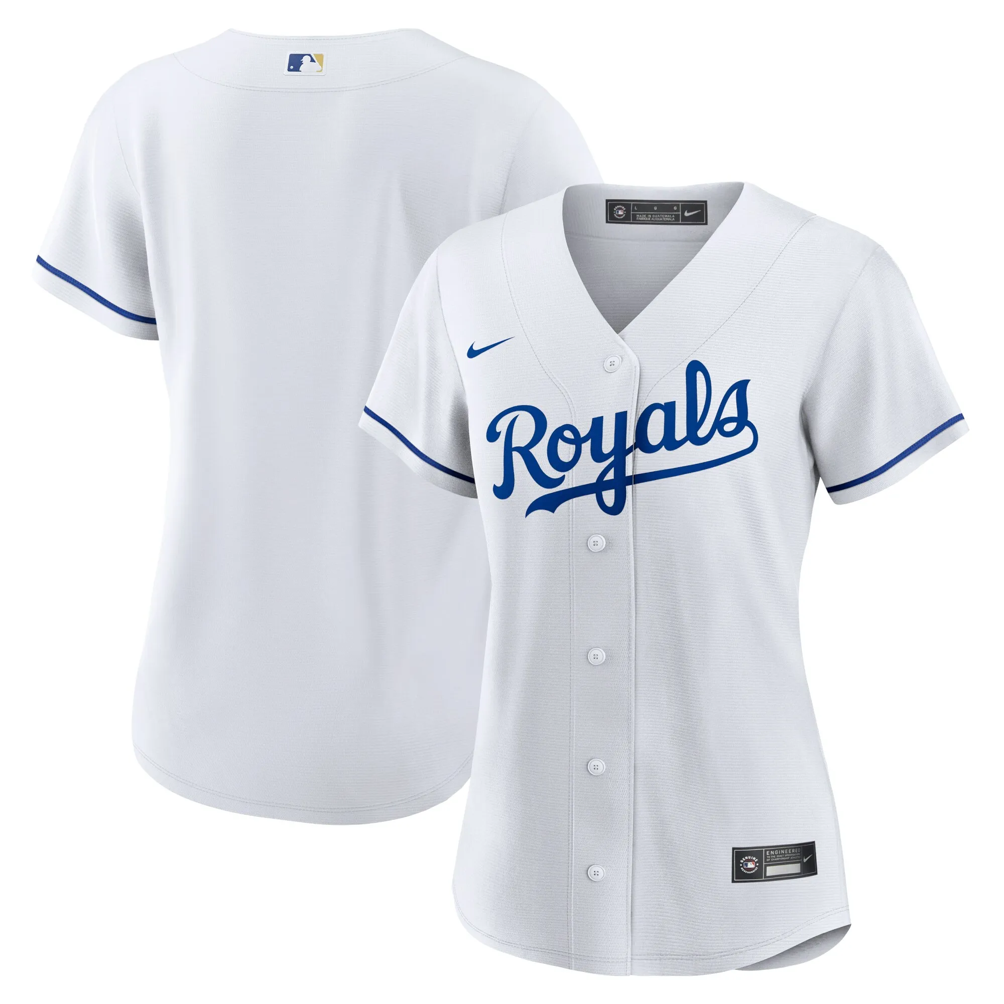 Kansas City Royals Nike Women's Home Replica Team Jersey - White
