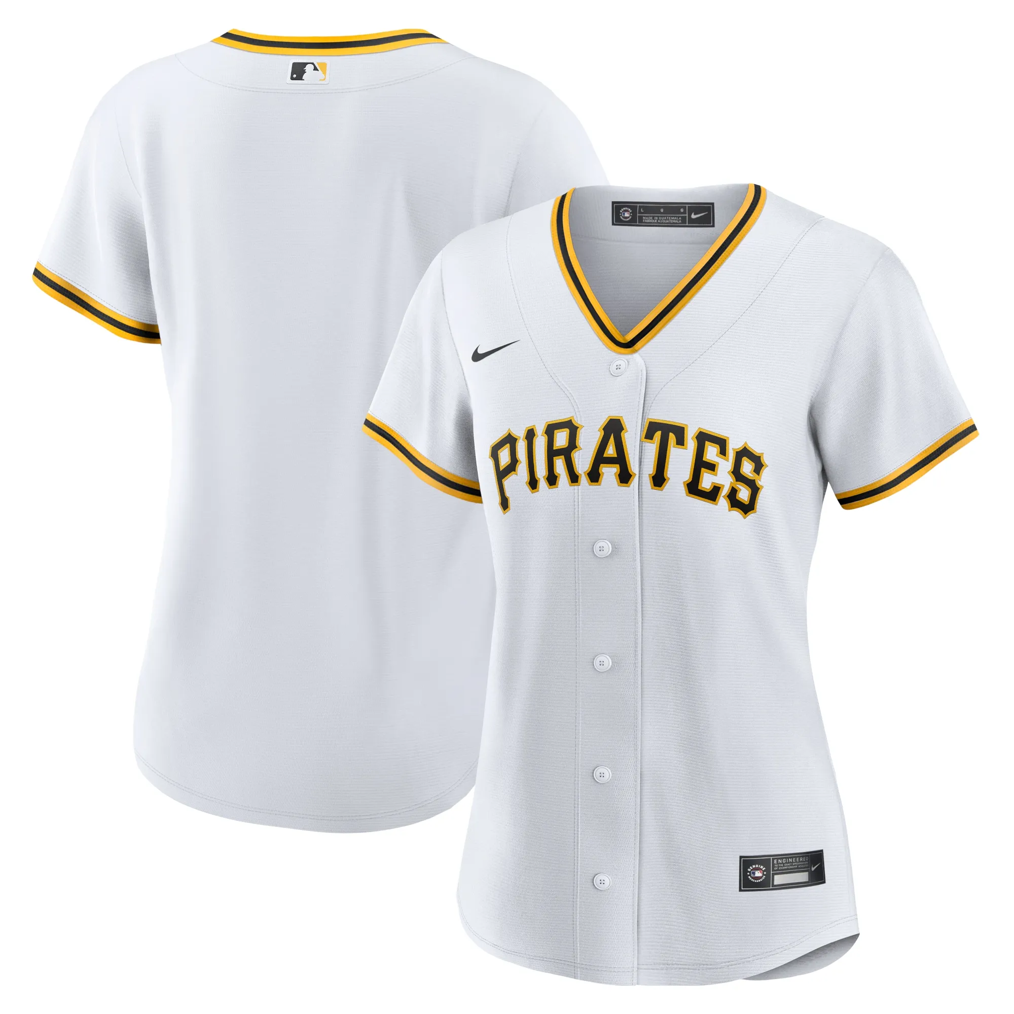 Pittsburgh Pirates Nike Women's Home Replica Team Jersey - White