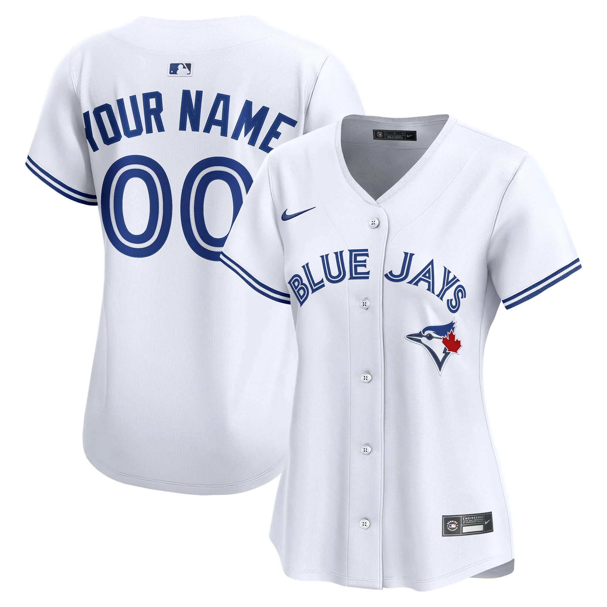 Toronto Blue Jays Nike Women's Home Limited Custom Jersey - White