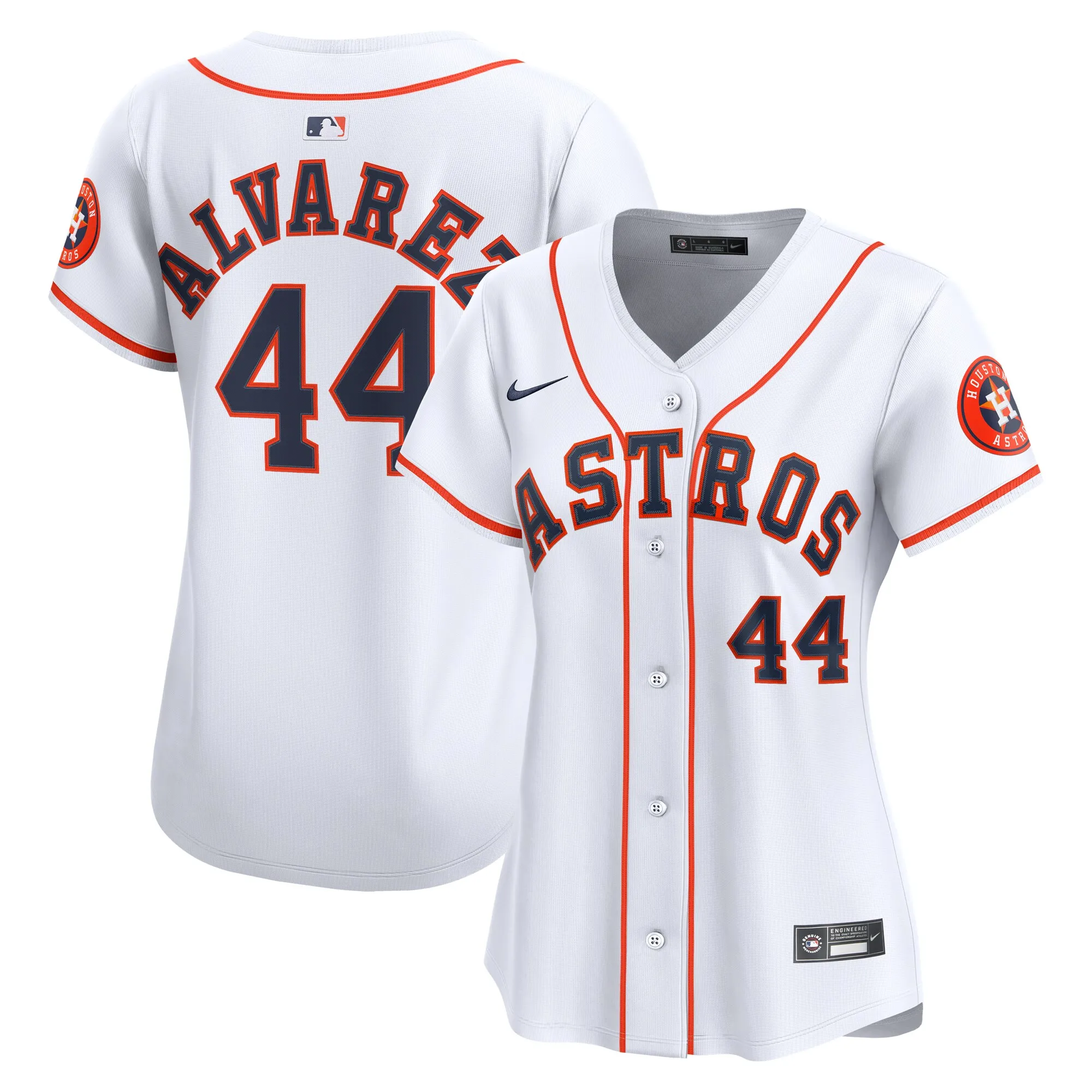 Yordan Alvarez Houston Astros Nike Women's Home Limited Jersey – White