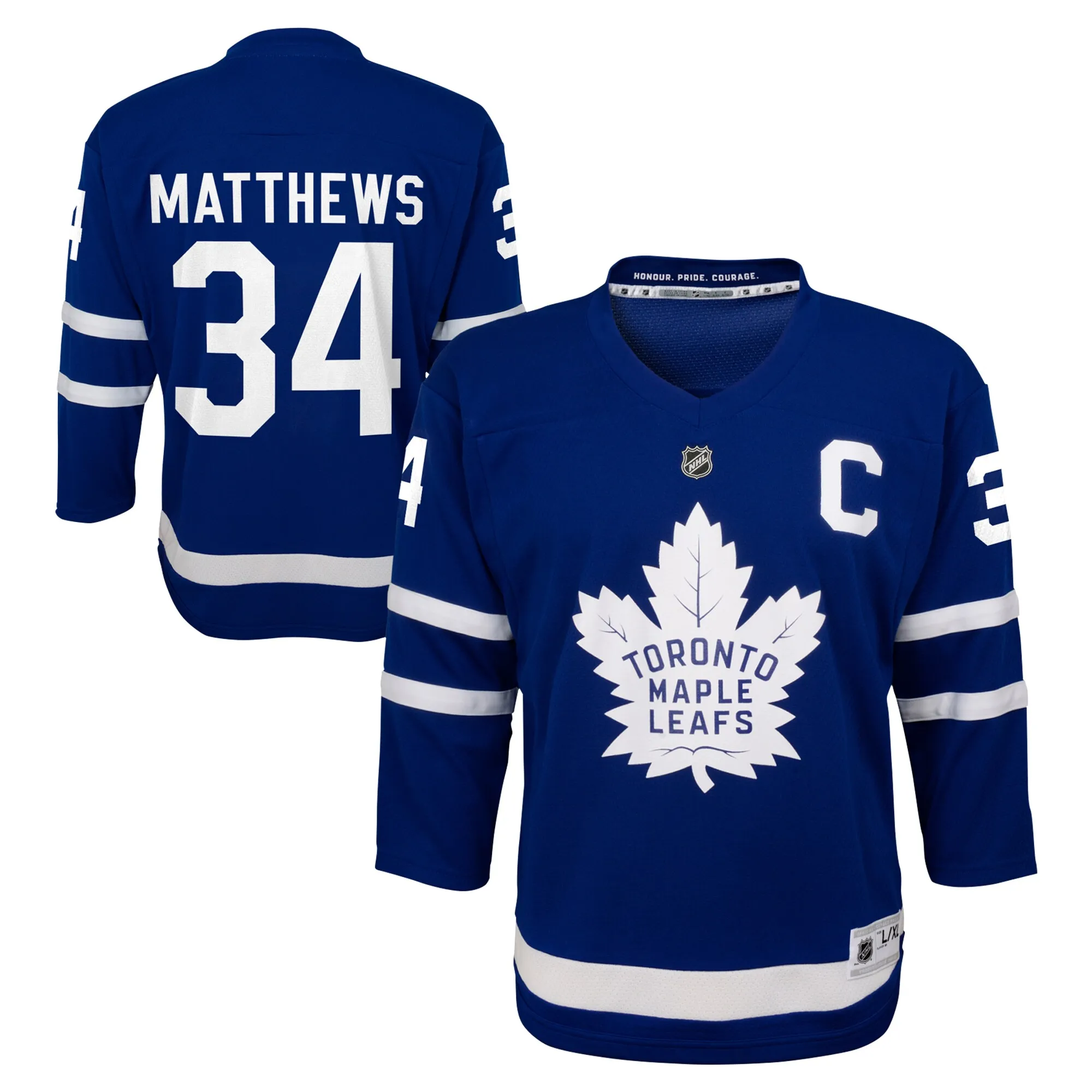 Auston Matthews Toronto Maple Leafs Youth Home Replica Player Jersey - Blue