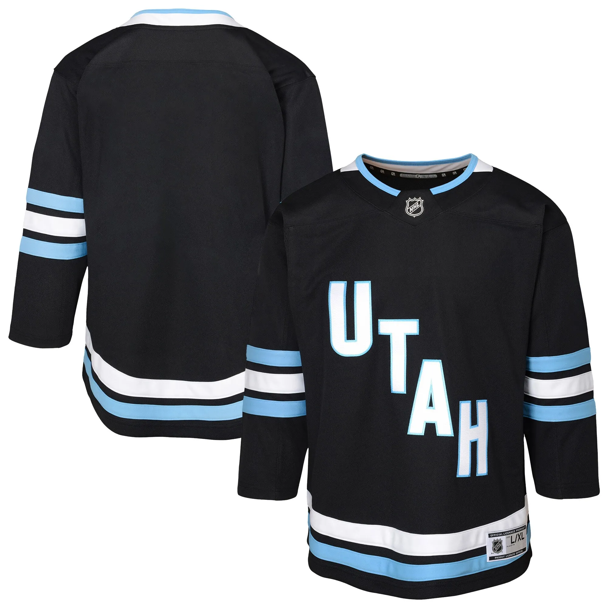 Utah Hockey Club Youth Home Premier Jersey - Black