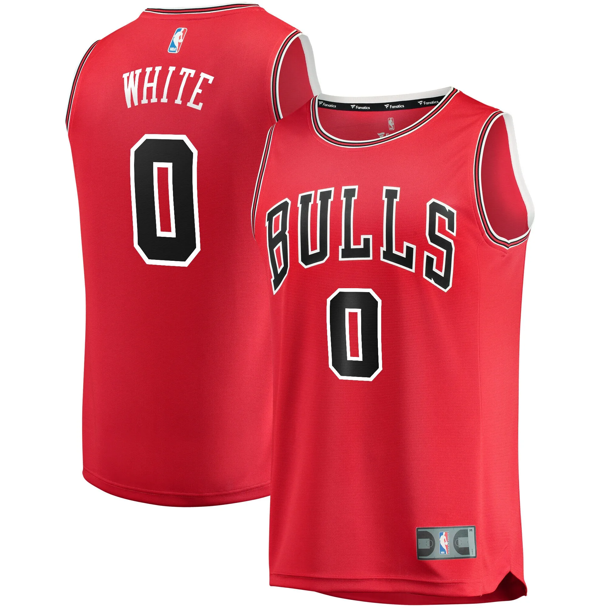 Coby White Chicago Bulls Fanatics Youth Fast Break Replica Player Jersey - Icon Edition - Red