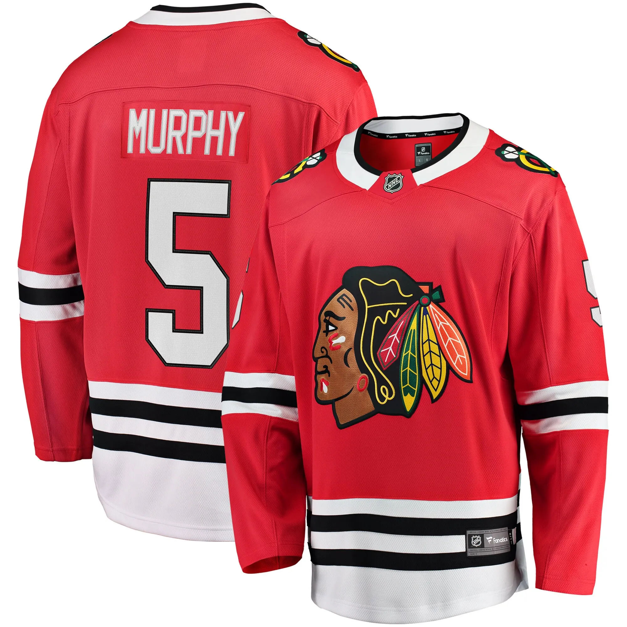 Connor Murphy Chicago Blackhawks Fanatics Youth Breakaway Player Jersey - Red