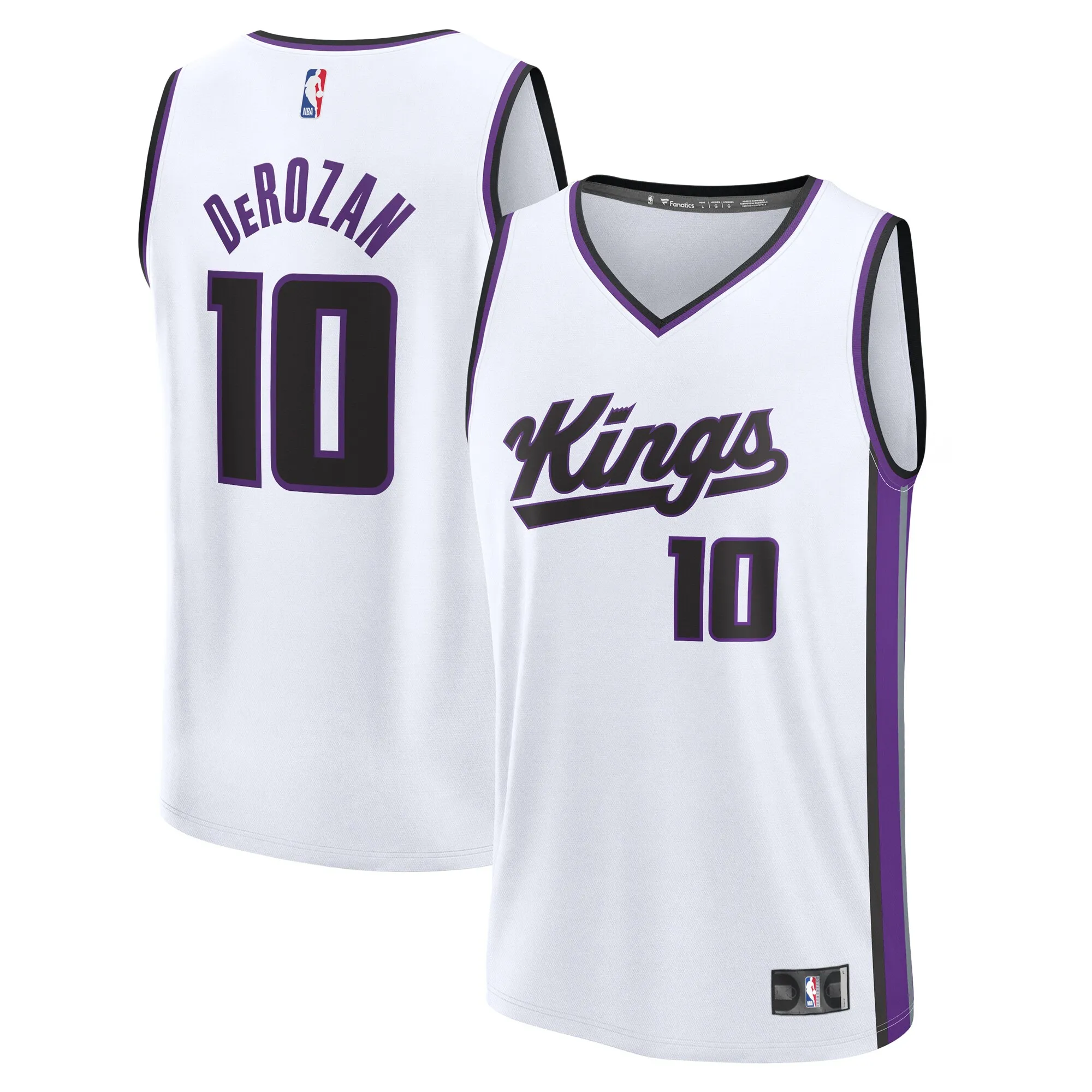 DeMar DeRozan Sacramento Kings Fanatics Youth Fast Break Replica Player Jersey - Association Edition - White