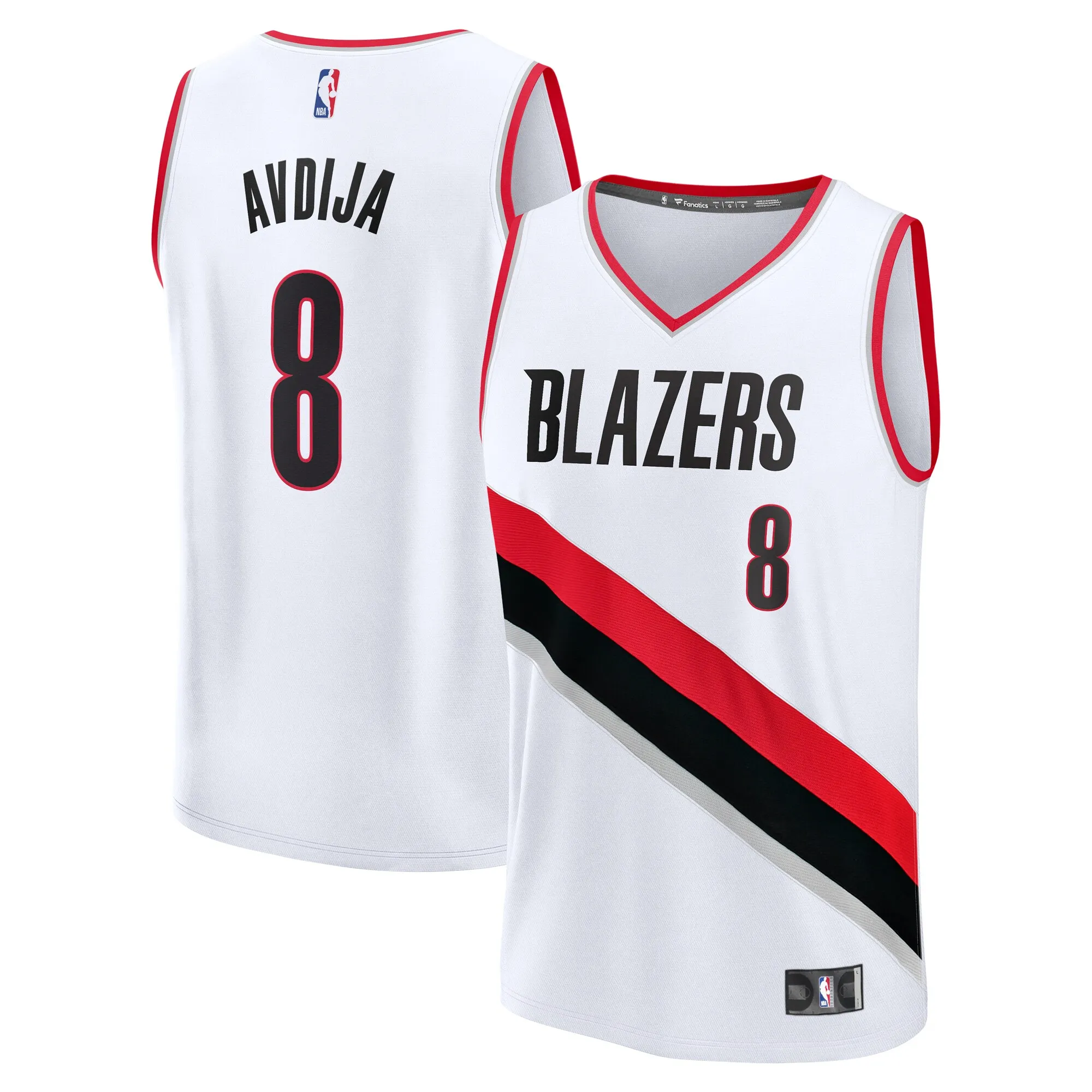 Deni Avdija Portland Trail Blazers Fanatics Youth Fast Break Replica Player Jersey - Association - White Edition
