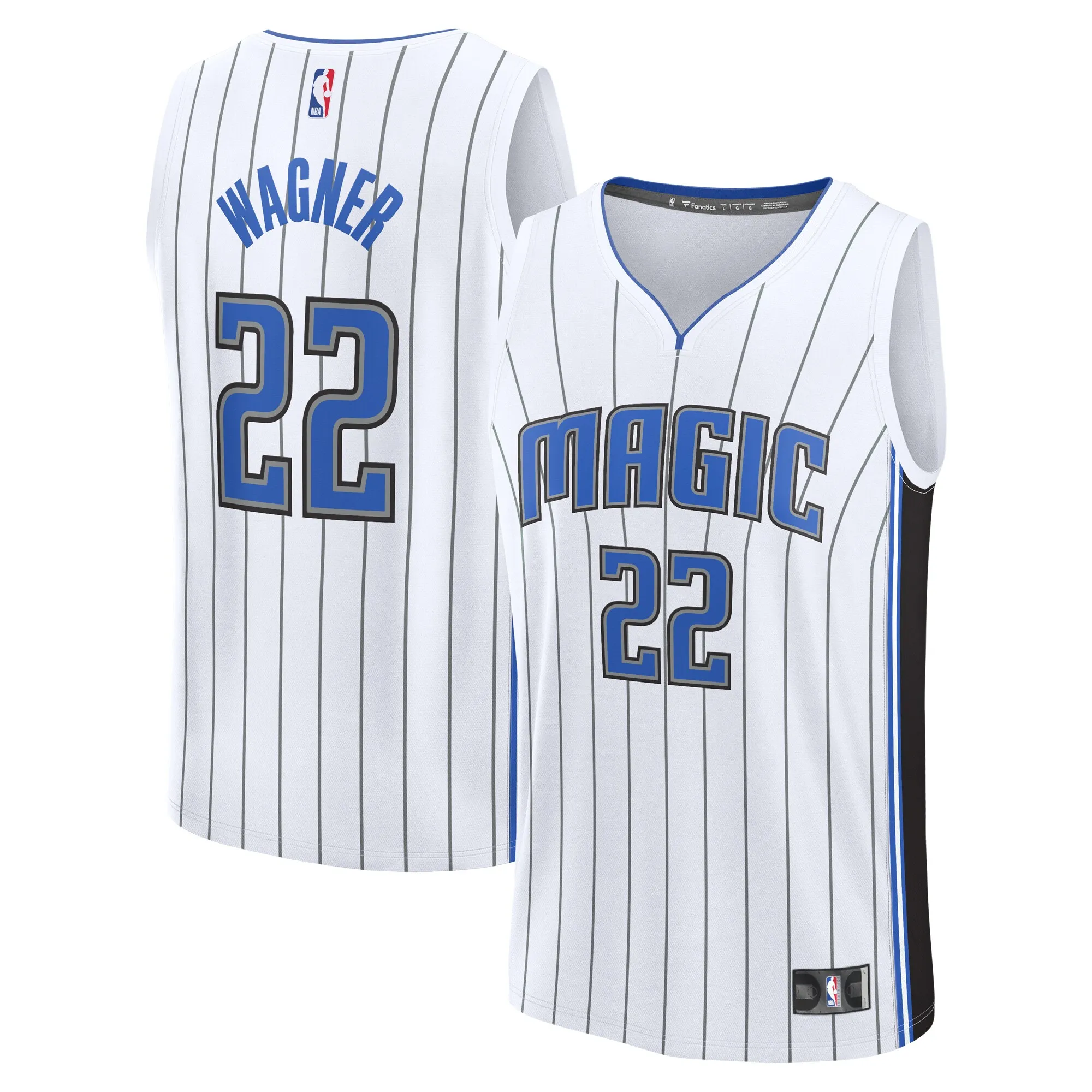 Franz Wagner Orlando Magic Fanatics Youth Fast Break Replica Player Jersey - Association Edition - White