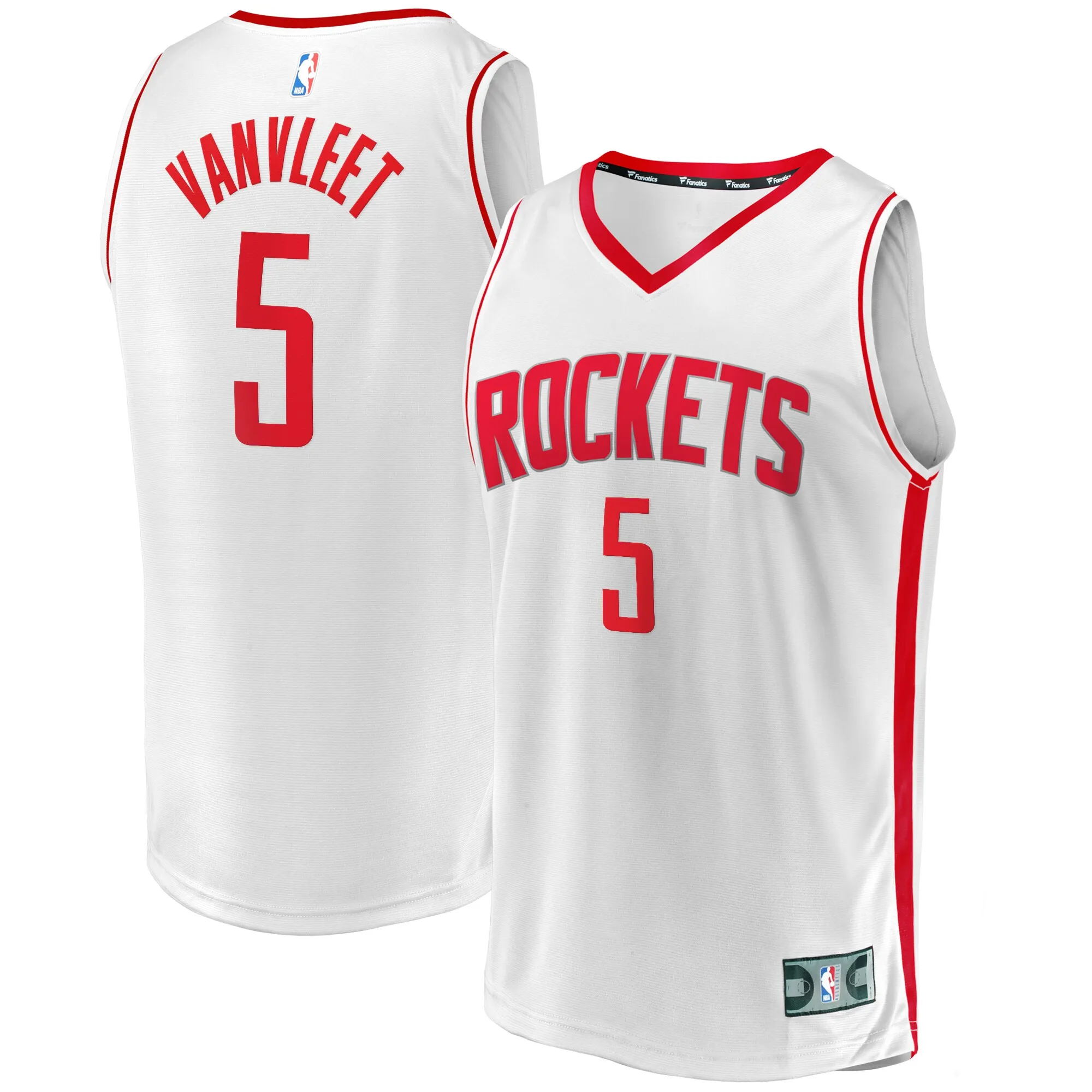 Fred VanVleet Houston Rockets Fanatics Youth Fast Break Replica Player Jersey - Association Edition - White